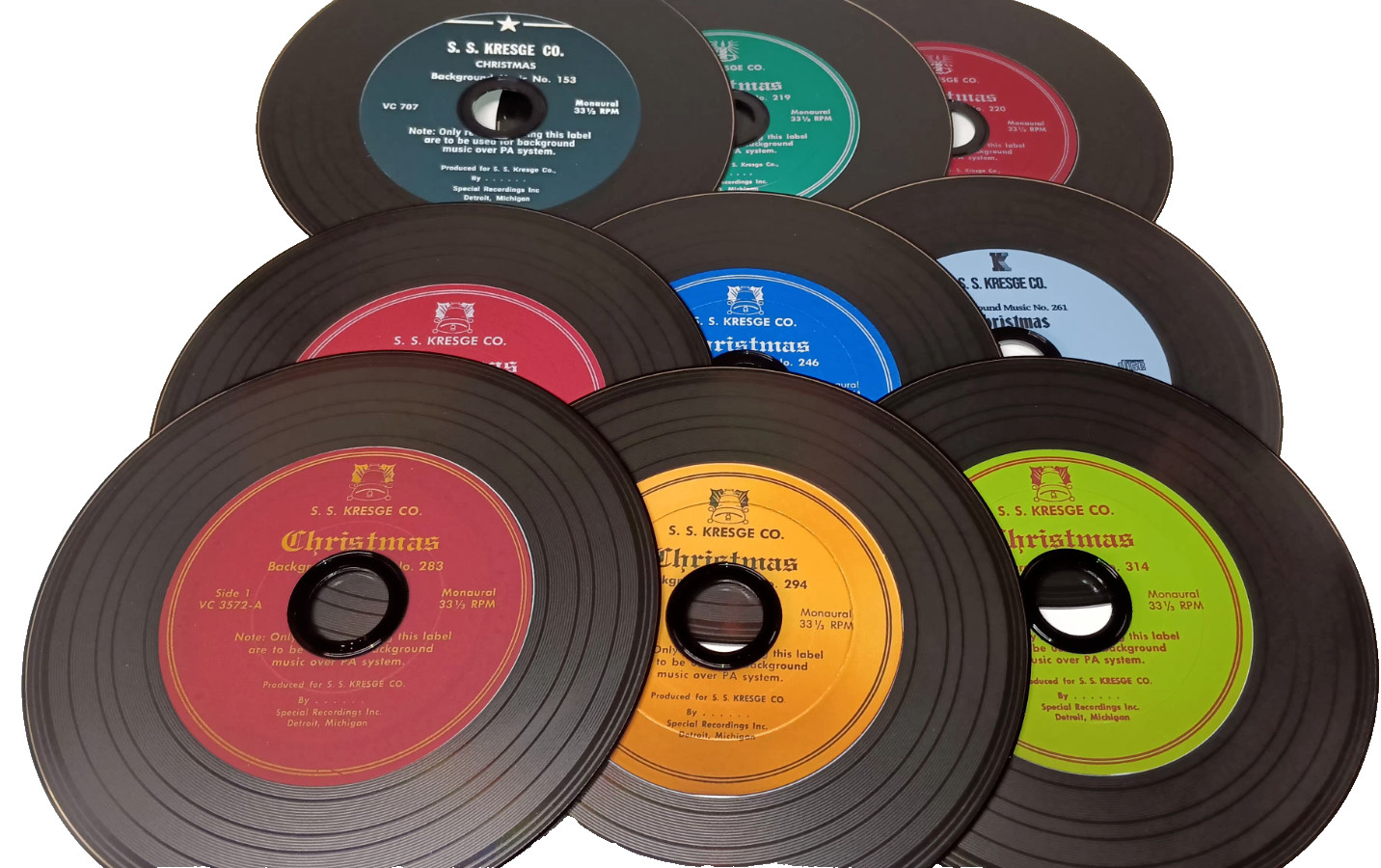 Christmas Department Grocery Store Elevator Music Collection 14-CD VINYL discs Christmas Department Grocery Store Elevator Music Collection 14-CD VINYL discs