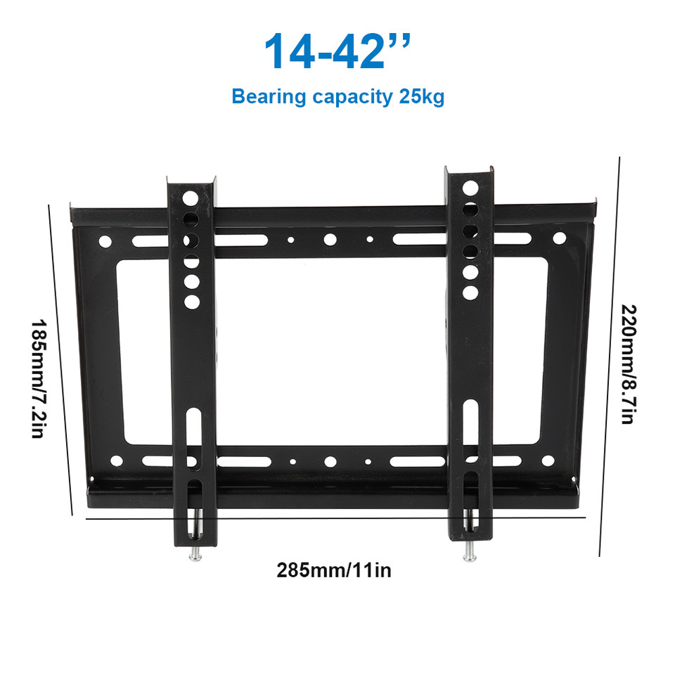 TV WALL MOUNT Fixed Full BRACKET 14 22 32 40 46 50 55 60 65 70 75 80 inch Screen
