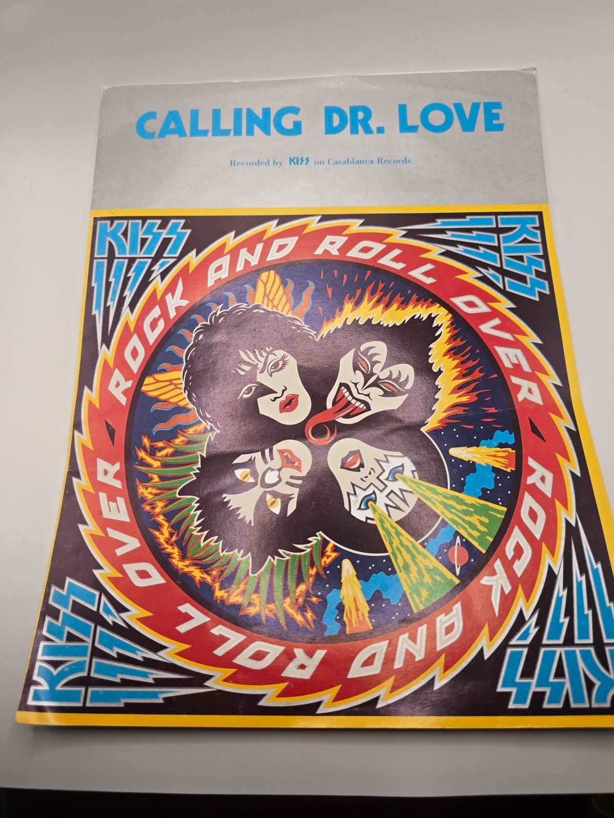 KISS Calling Dr. Love 1976 Almo Publications Sheet Music Piano/Guitar/Voice KISS Calling Dr. Love 1976 Almo Publications Sheet Music Piano/Guitar/Voice