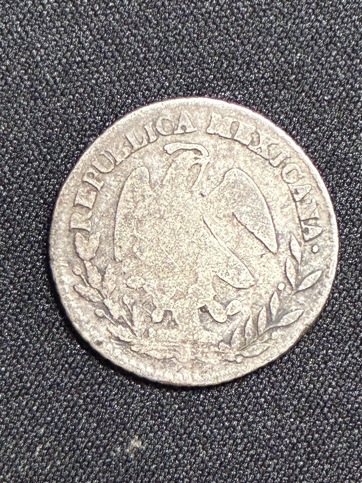1853 Mexico 1 Real Silver – Cap & Rays – Mo