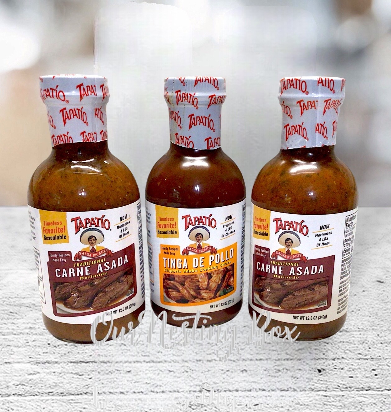3 Tapatio 2 Carne Asada & 1 Tinga De Pollo Cooking Sauce Marinade 3 Tapatio 2 Carne Asada & 1 Tinga De Pollo Cooking Sauce Marinade