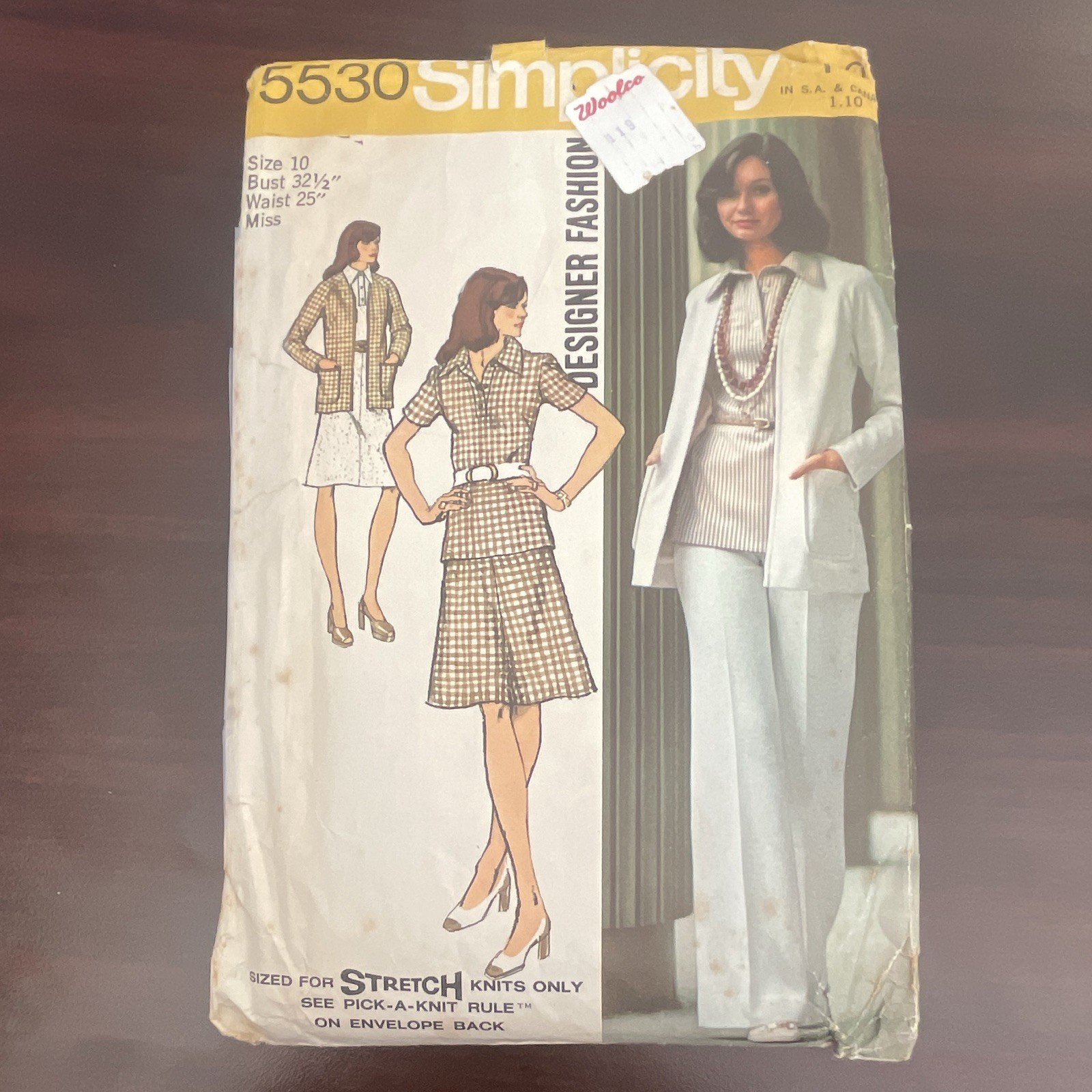Simplicity 5530 VTG 1970s Sewing Pattern Blouse Skirt Pants Sz 10 Uncut Simplicity 5530 VTG 1970s Sewing Pattern Blouse Skirt Pants Sz 10 Uncut