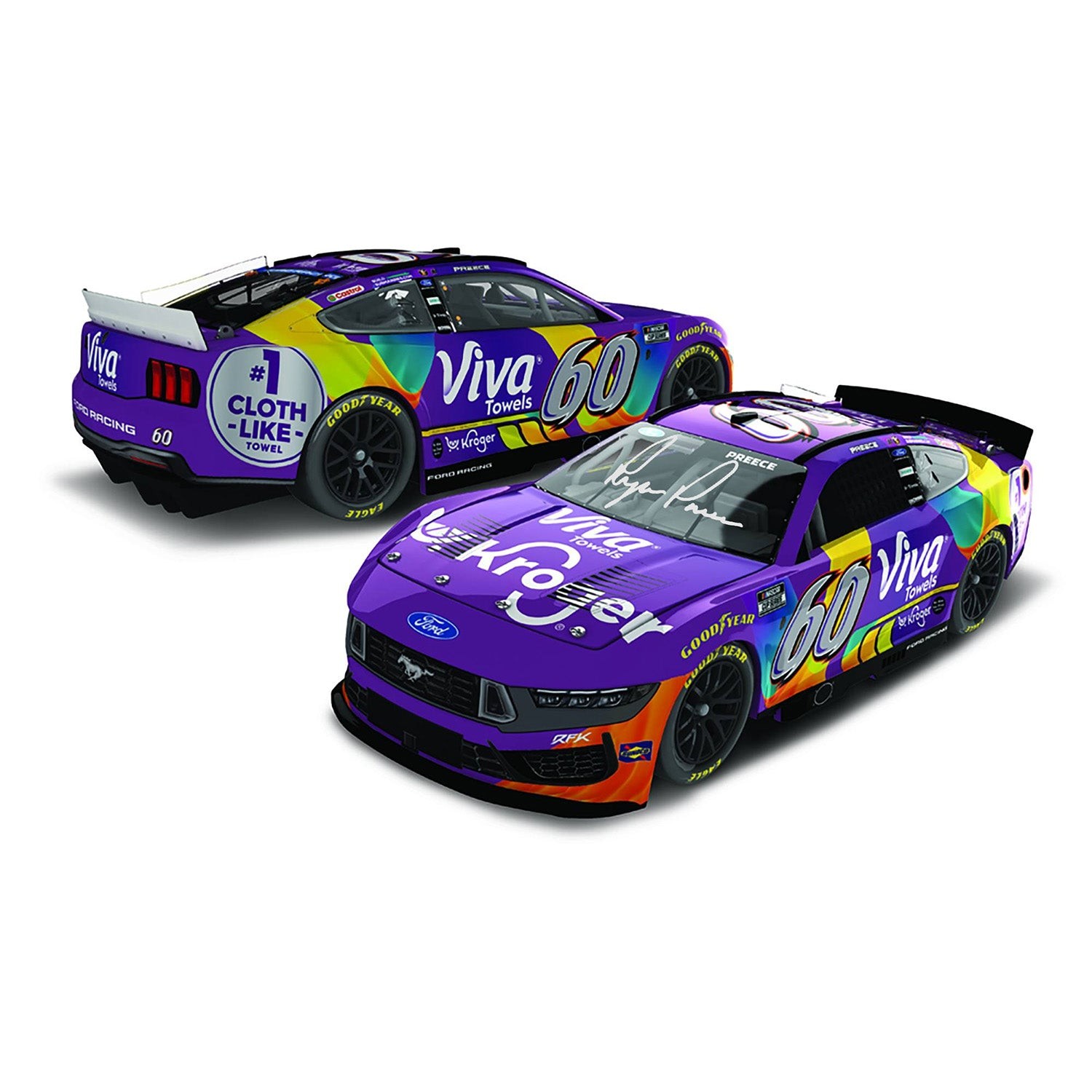 Ryan Preece Autographed Kroger / Viva Greg Biffle Tribute 1:24 Standard 2026