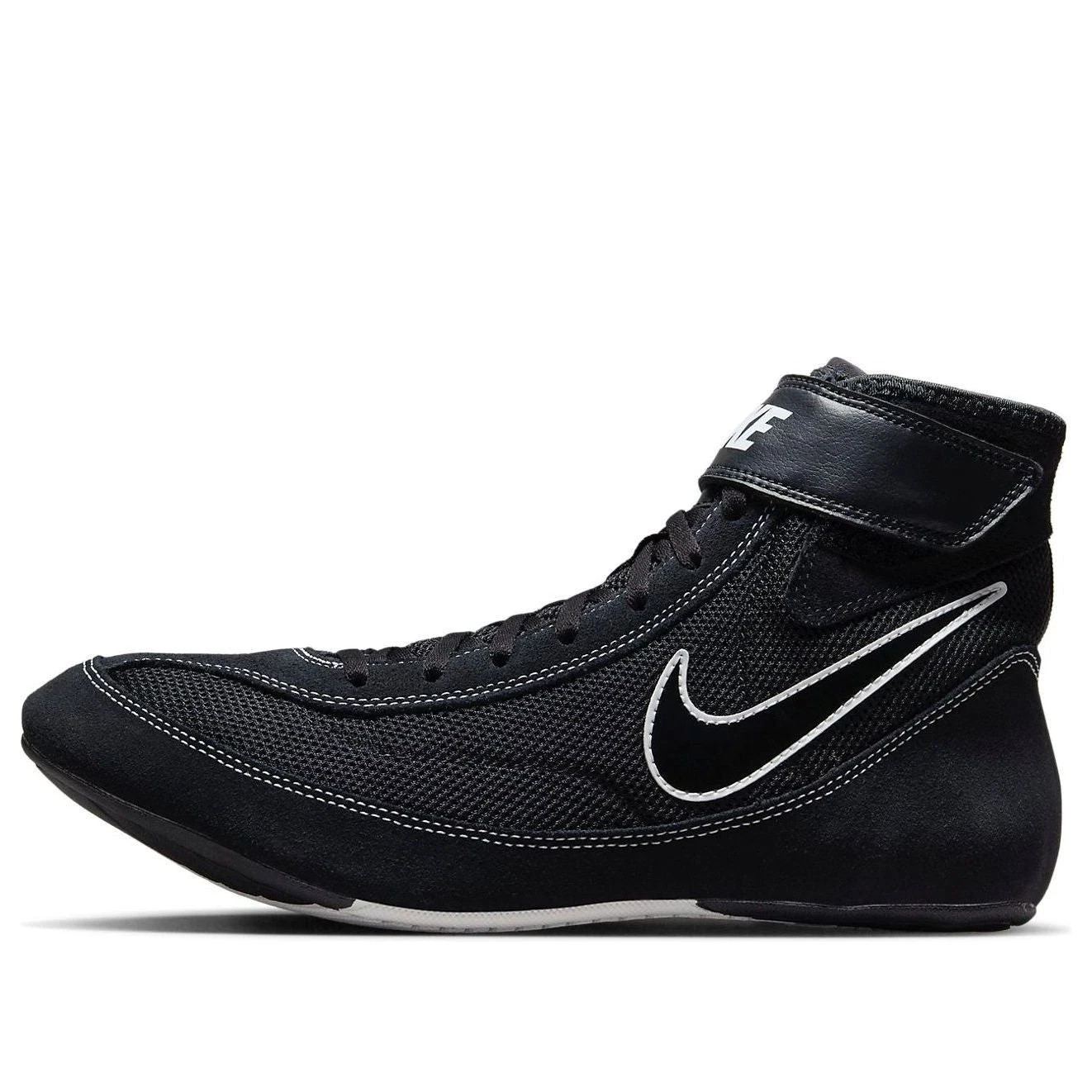 Nike SideSweep VII Wrestling Black White Sneakers 366683-001 Mens Size Nike SideSweep VII Wrestling Black White Sneakers 366683-001 Mens Size