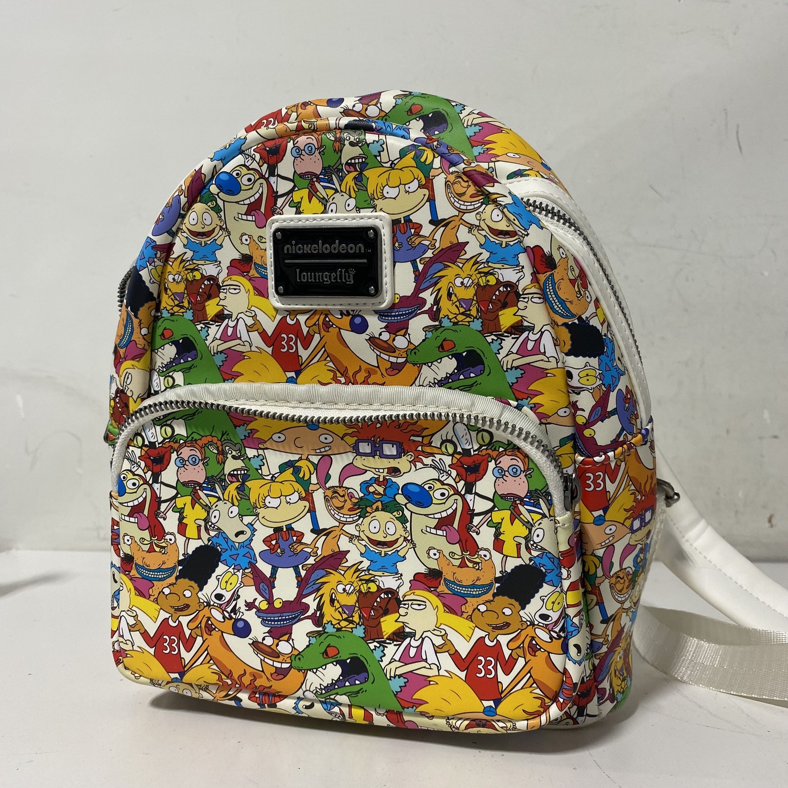 Nickelodeon Loungefly 90s Characters AOP Mini Backpack Rugrats Hey Arnold