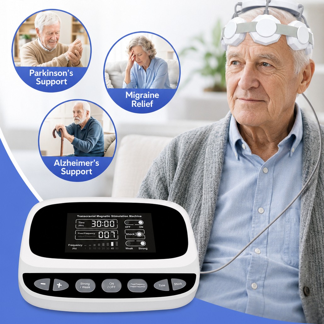 Non-Invasive Repetitive Transcranial Magnetic Brain Device for PTSD Insomnia