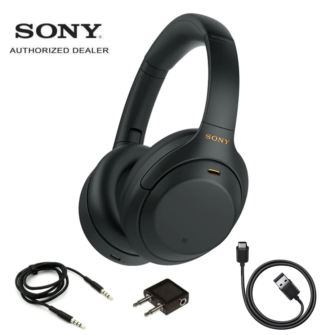 Geniune Sony WH-1000XM4 Wireless Noise-Cancelling Over-the-Ear Headphones  Black