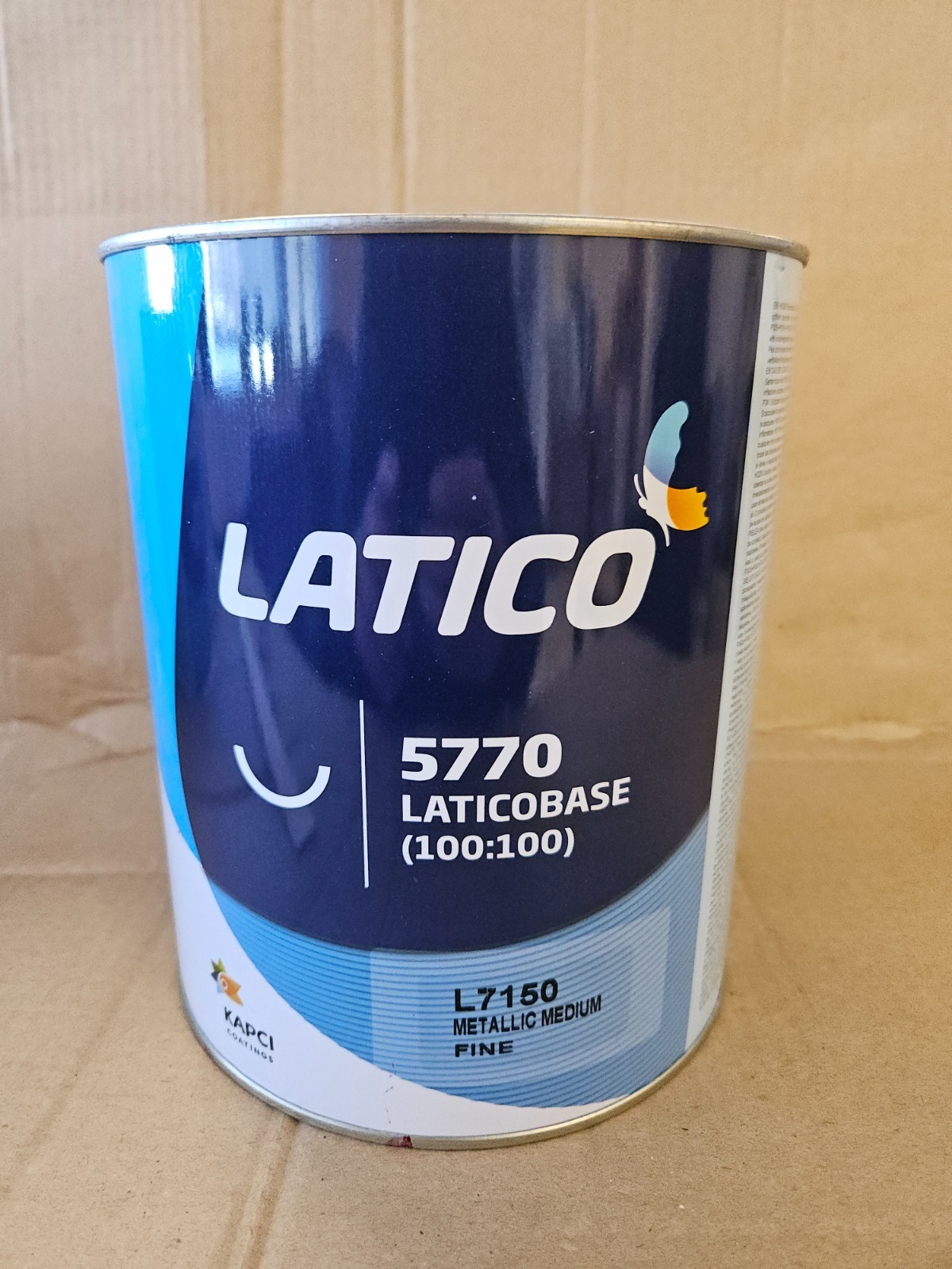 LATICO KAPCI BASECOAT SILVER METALIC MEDIUM FINE 1 GAL 1:1 MIX LATICO KAPCI BASECOAT SILVER METALIC MEDIUM FINE 1 GAL 1:1 MIX