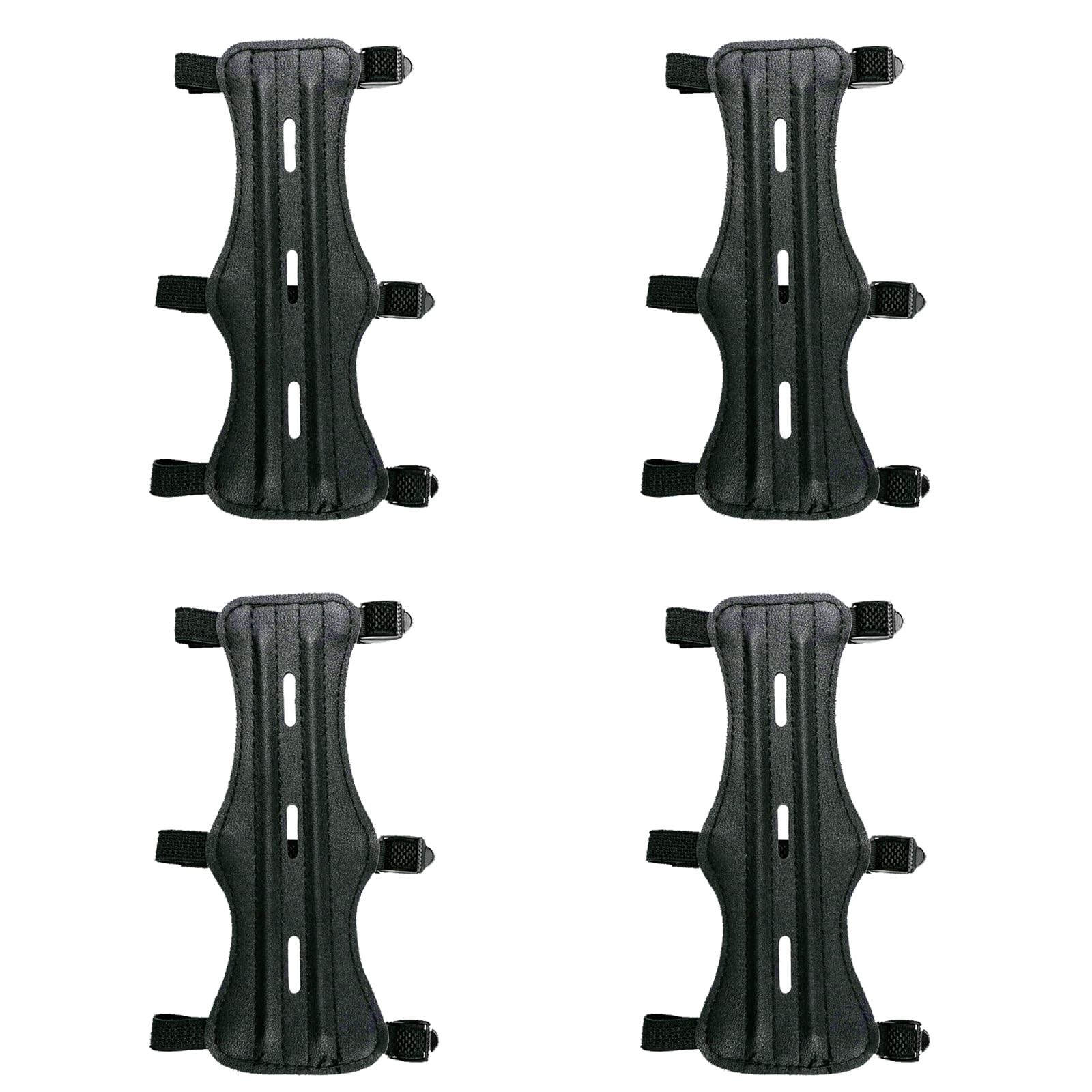 2/4/6 Pack Adjustable Bow Armguard Archery Arm Guards Leather Forearm Protector 2/4/6 Pack Adjustable Bow Armguard Archery Arm Guards Leather Forearm Protector