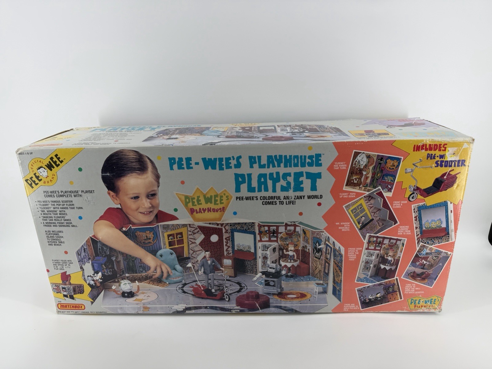 Vintage 1988 Pee Wee's Playhouse Playset New In Box - Still Factory Sealed.. Vintage 1988 Pee Wee's Playhouse Playset New In Box - Still Factory Sealed..