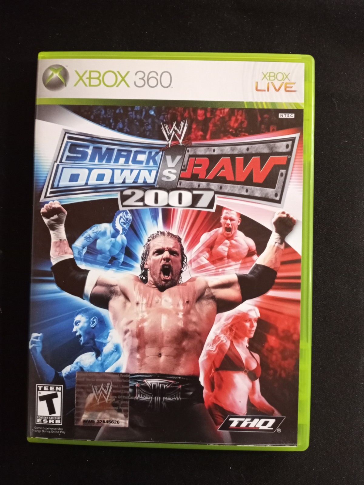 WWE SmackDown vs. Raw 2007 (Microsoft Xbox 360, 2006) Complete