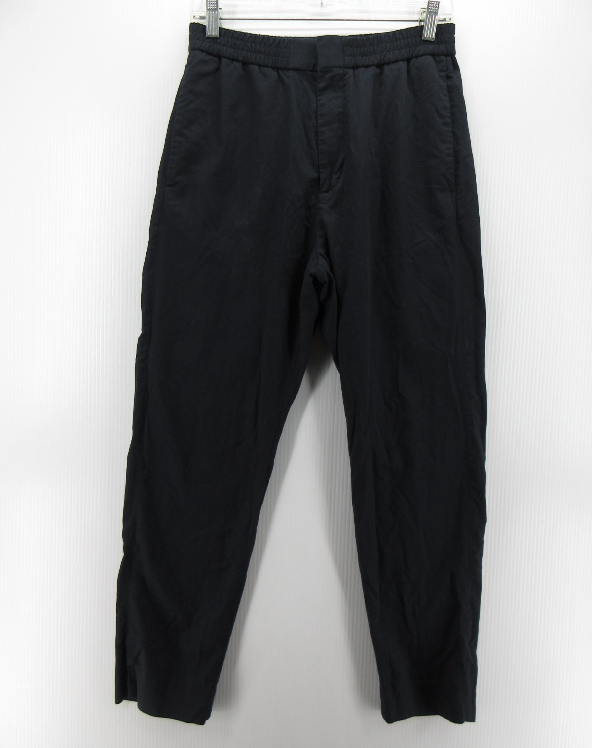 COS Pants Men 30 Blue Navy Chino Trousers Lyocell Minimalist Elastic Waist Khaki