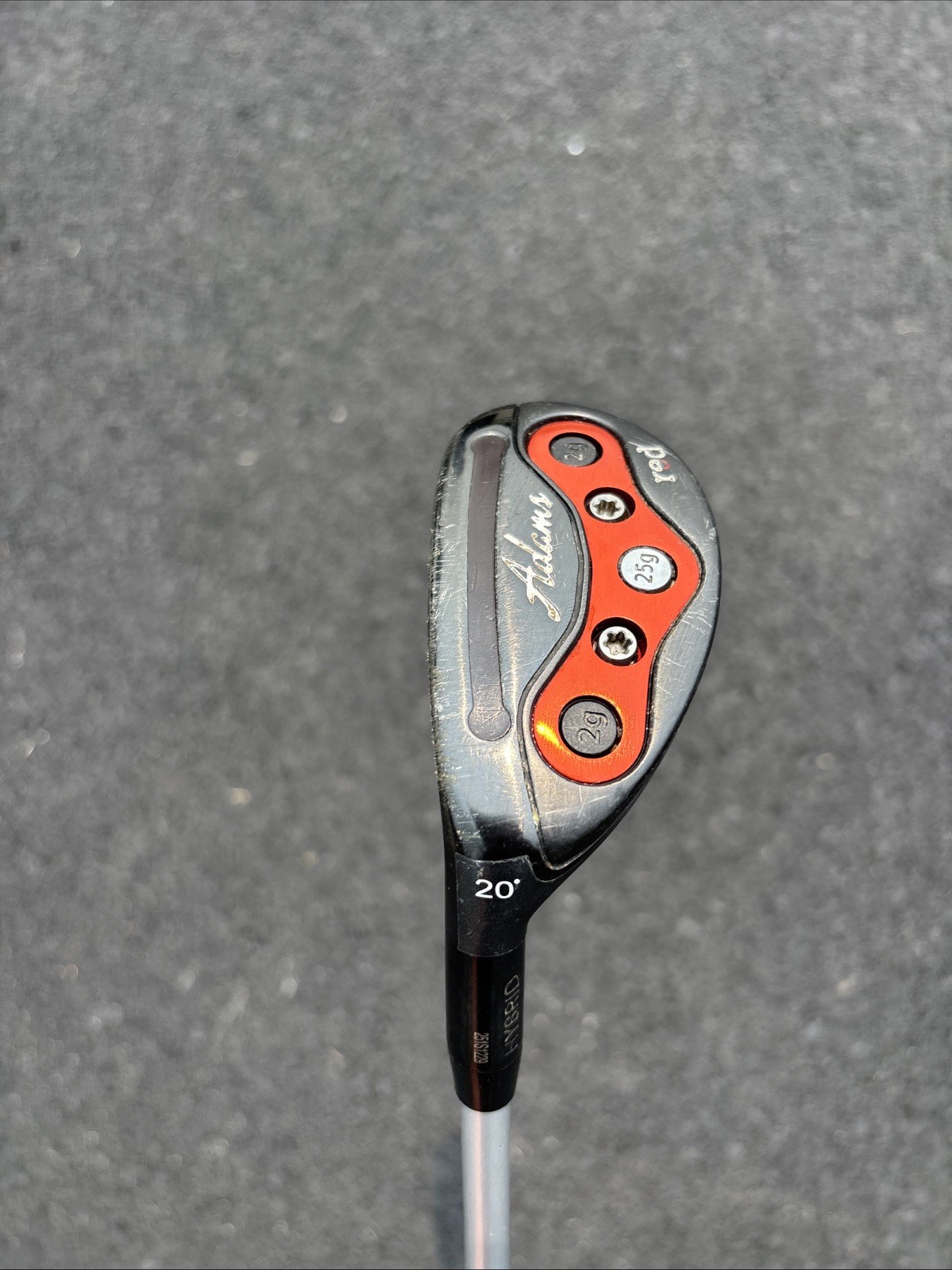 Adams Red 20° 3 Hybrid Matrix Altus Tour Shaft Regular Flex LEFT HANDED LH Adams Red 20° 3 Hybrid Matrix Altus Tour Shaft Regular Flex LEFT HANDED LH