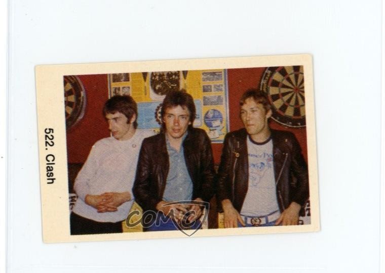 1978-79 Swedish Samlarsaker Popbilder Period After Number The Clash #522 1sp8
