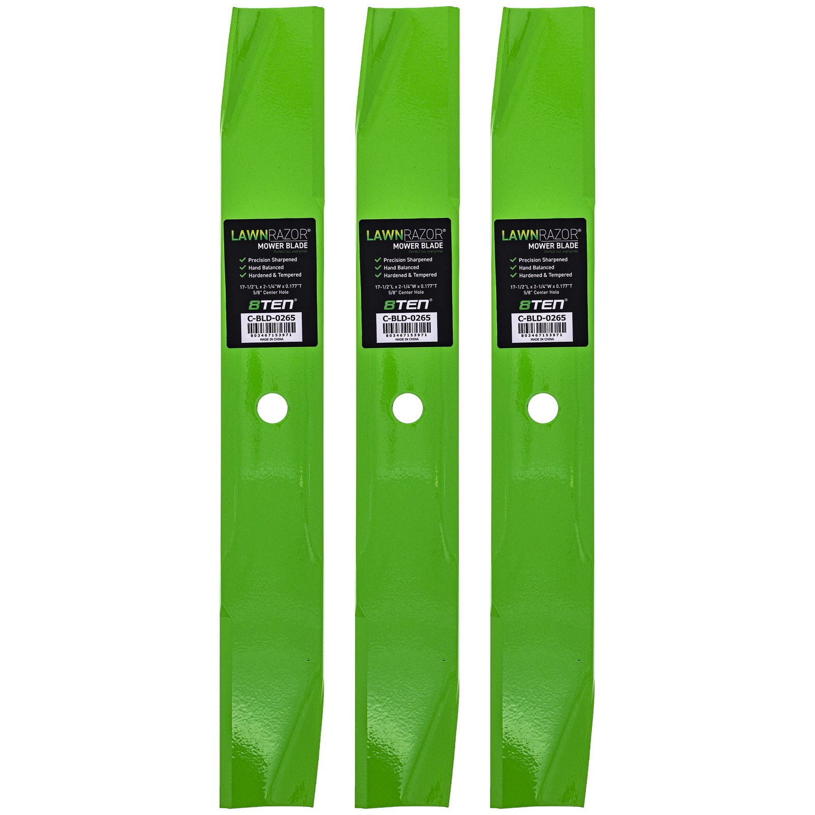 LawnRAZOR Blade for Exmark Toro 50 Inch Deck 115-5062-03 Low Lift 3 Pack