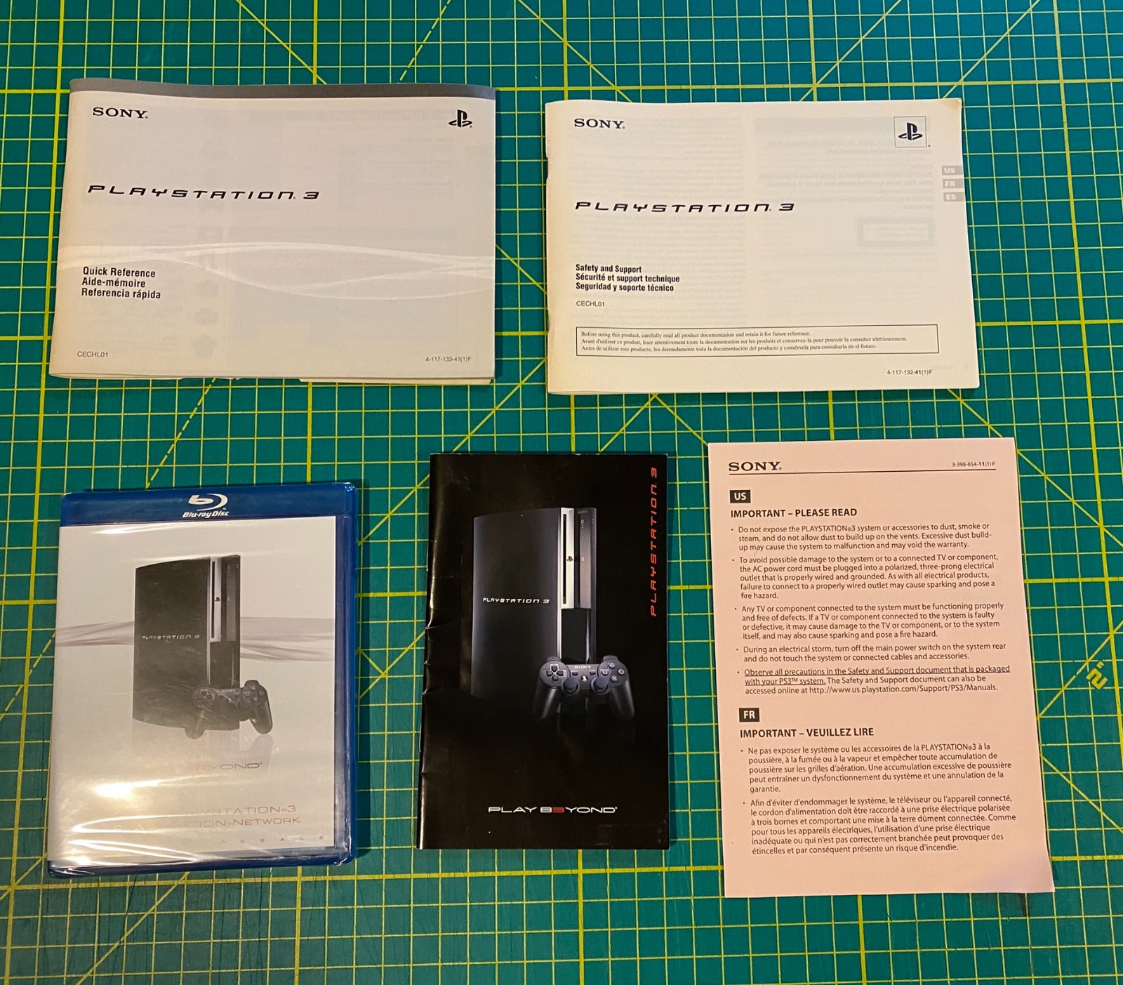 Optimized Listing Title Sony PS3 PlayStation 3 Manuals CECHL01 & Factory Sealed Optimized Listing Title Sony PS3 PlayStation 3 Manuals CECHL01 & Factory Sealed