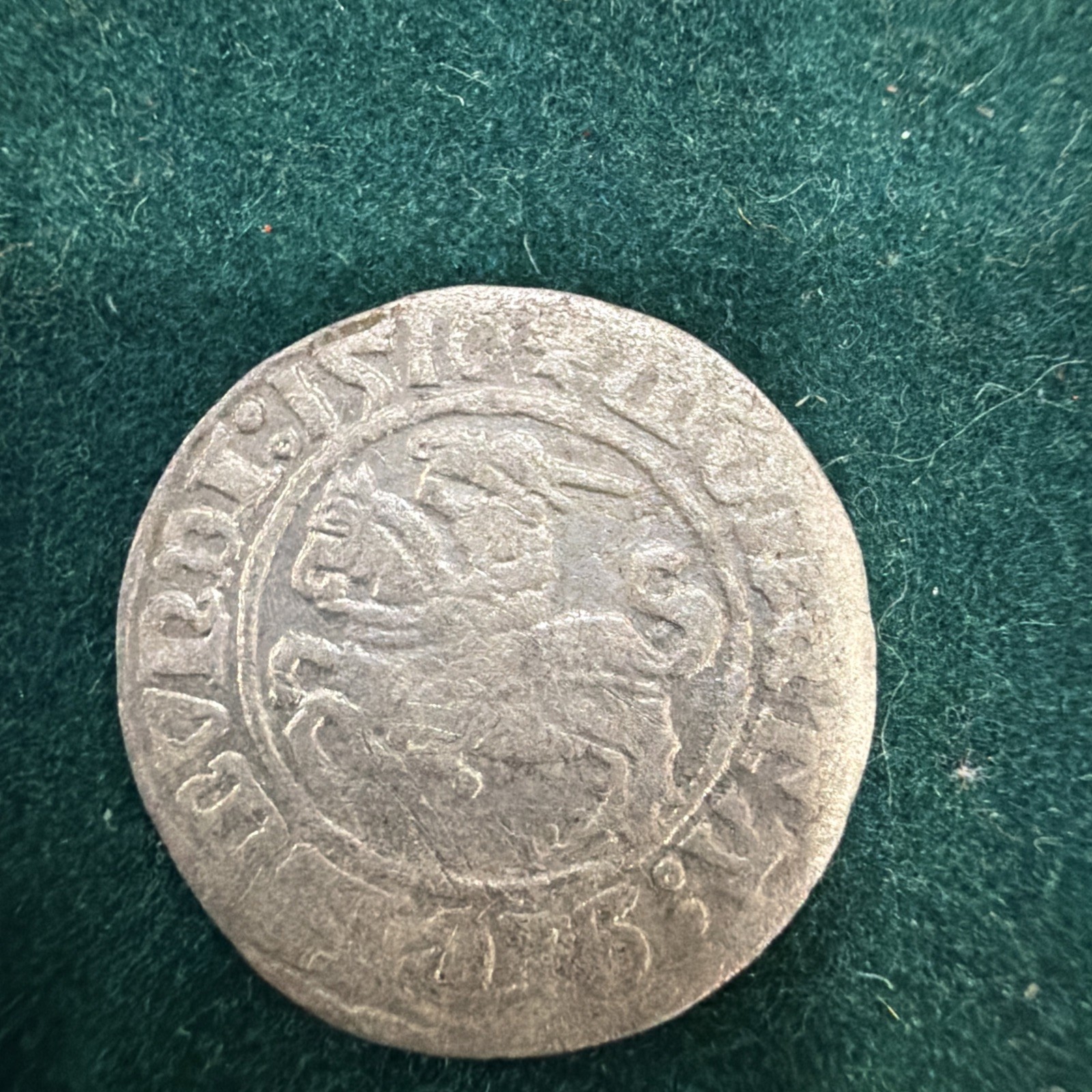 POLAND/Lithuania SIGISMUND I The Old 1510 Silver Coin 1/2 Grosz / Groschen POLAND/Lithuania SIGISMUND I The Old 1510 Silver Coin 1/2 Grosz / Groschen