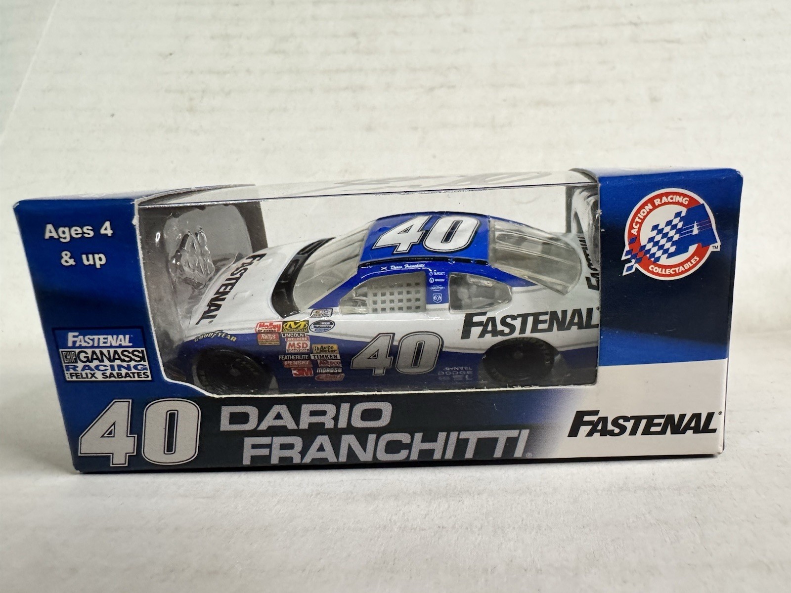 2008 #40 Dario Franchitti Fastenal NASCAR Nationwide Series 1/64 Autographed 2008 #40 Dario Franchitti Fastenal NASCAR Nationwide Series 1/64 Autographed