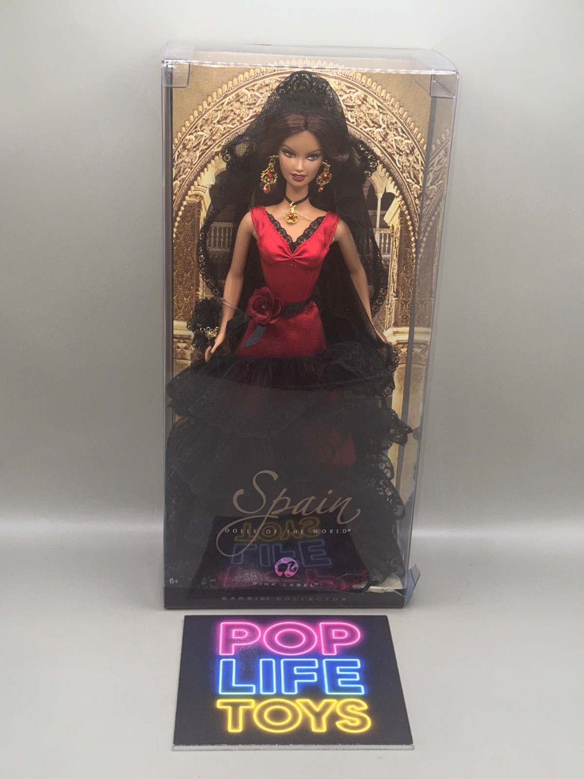 2007 Mattel Pink Label Dolls of the World “Spain Barbie” #L9583 *NRFB*