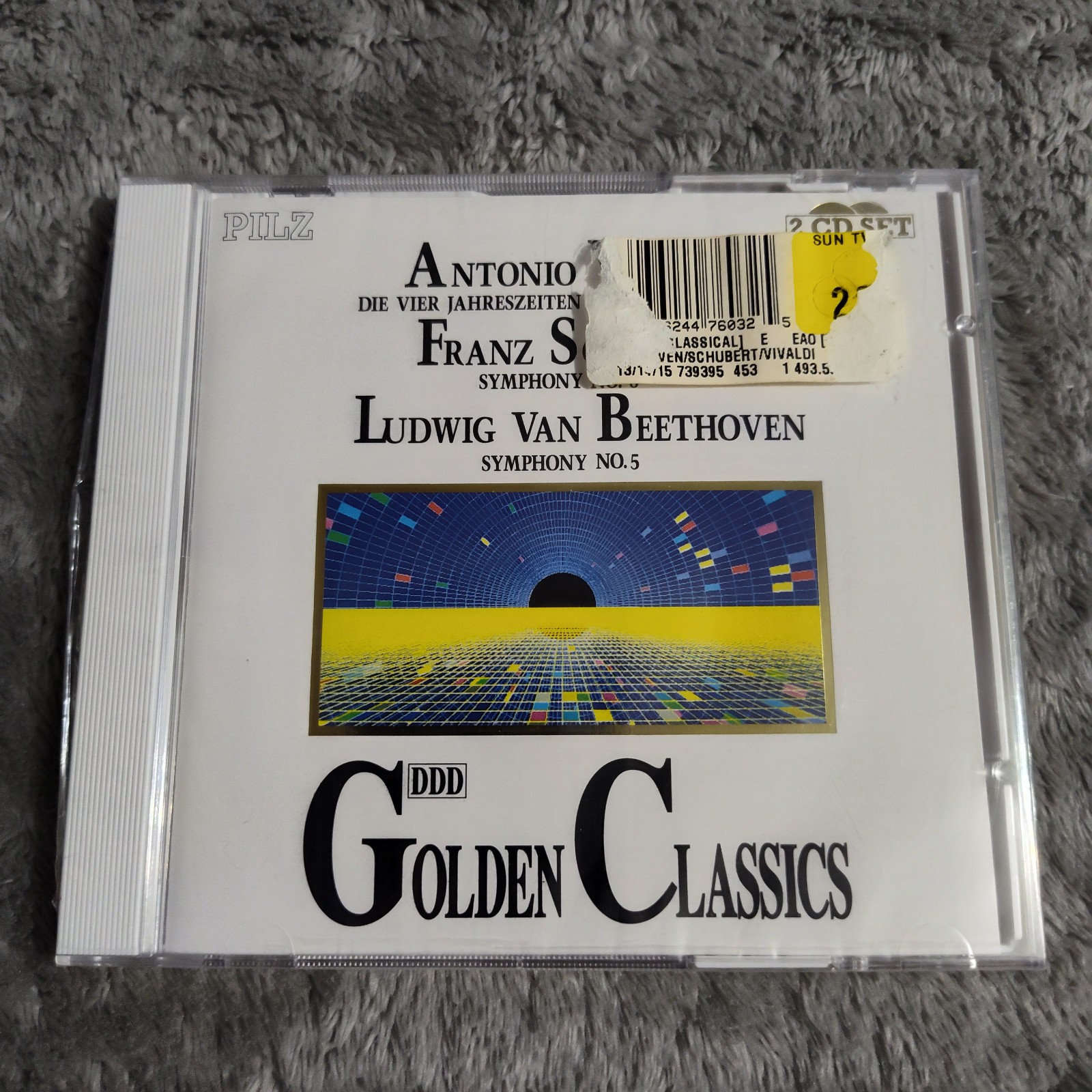 Four Seasons, Symphony No. 8 & 5 - Vivaldi Schubert Beethoven IMPORT (CD, 1992)