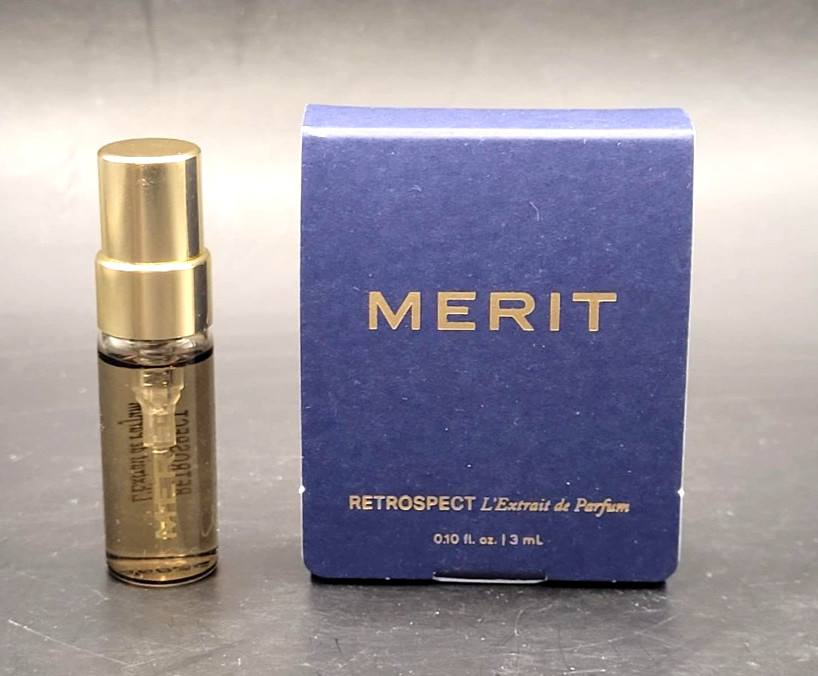 MERIT  L’EXTRAIT DE PARFUM SAMPLE SPRAY MINI TRAVEL SIZE 0.1 FL OZ/3ML NIB