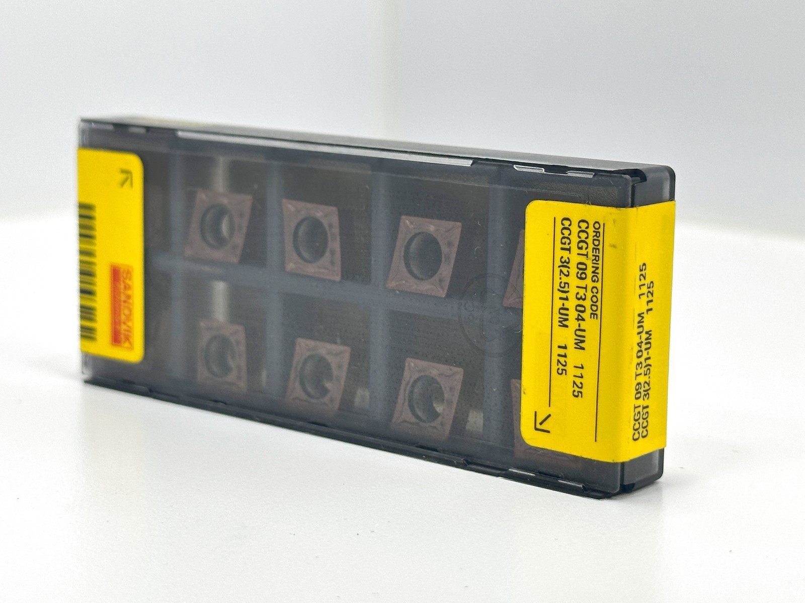 SANDVIK CCGT3(2.5)1-UM CCGT09T304-UM New Carbide Inserts Grade 1125 10pcs SANDVIK CCGT3(2.5)1-UM CCGT09T304-UM New Carbide Inserts Grade 1125 10pcs
