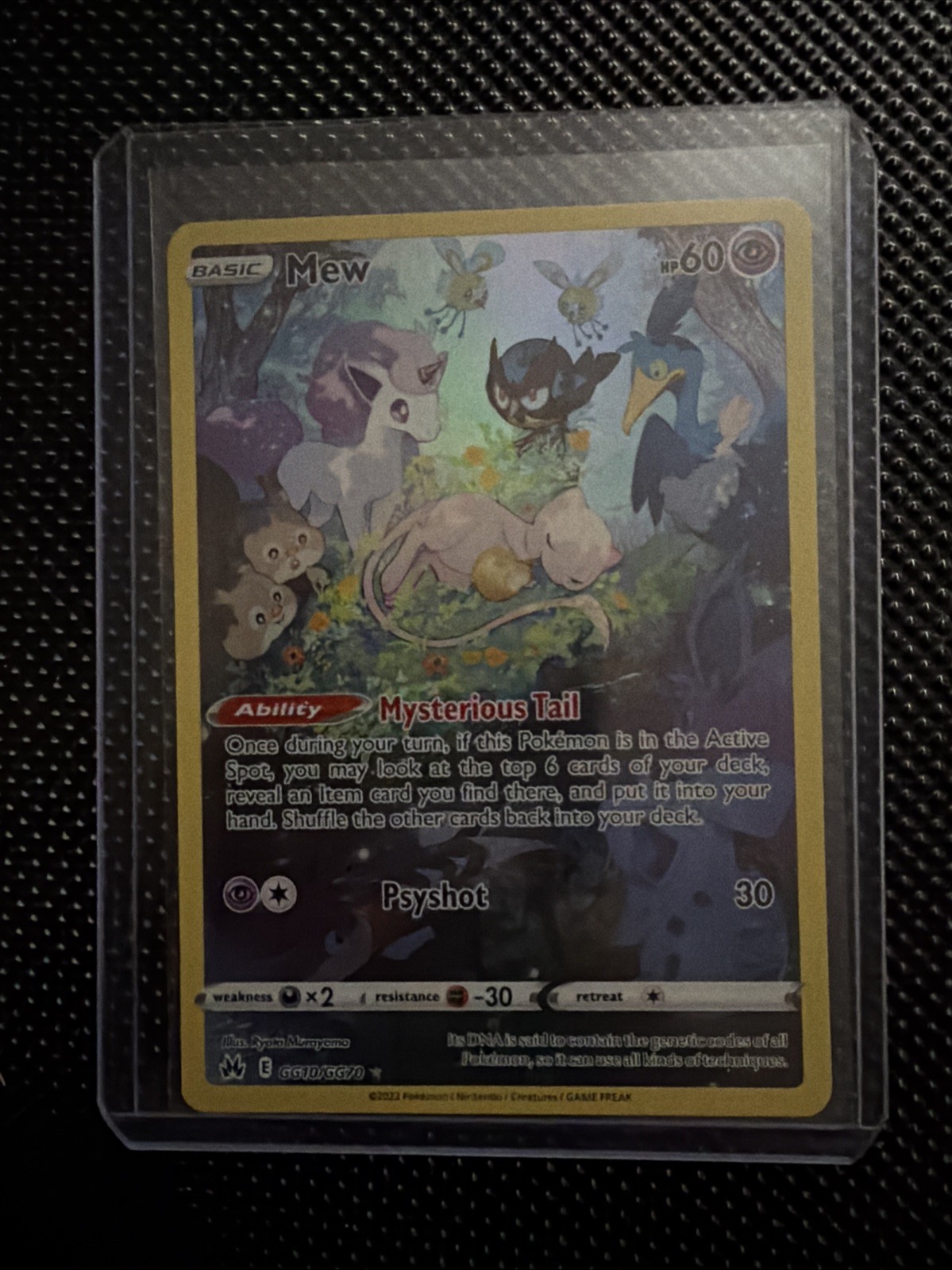 2023 Pokemon Sword & Shield Crown Zenith Galarian Gallery Mew #GG10/GG70 2023 Pokemon Sword & Shield Crown Zenith Galarian Gallery Mew #GG10/GG70