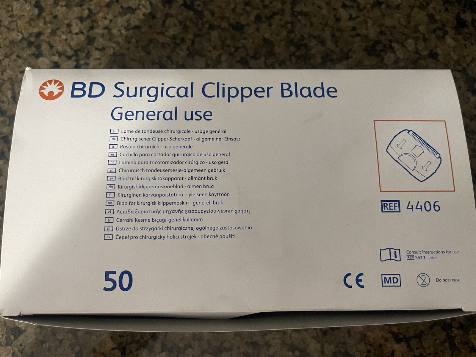 For Sale BD 4406 Surgical Clipper Blade (BOX/50)
