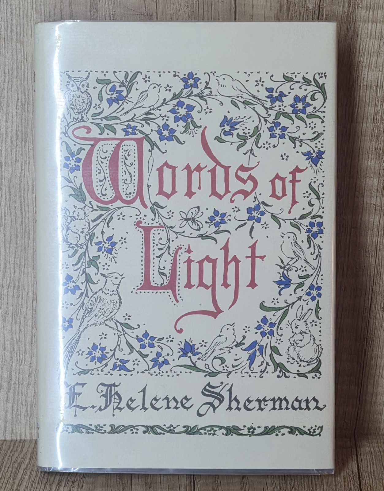 Words of Light Hardcover Book with Dust Jacket 1st Edition Signed by Author Rare