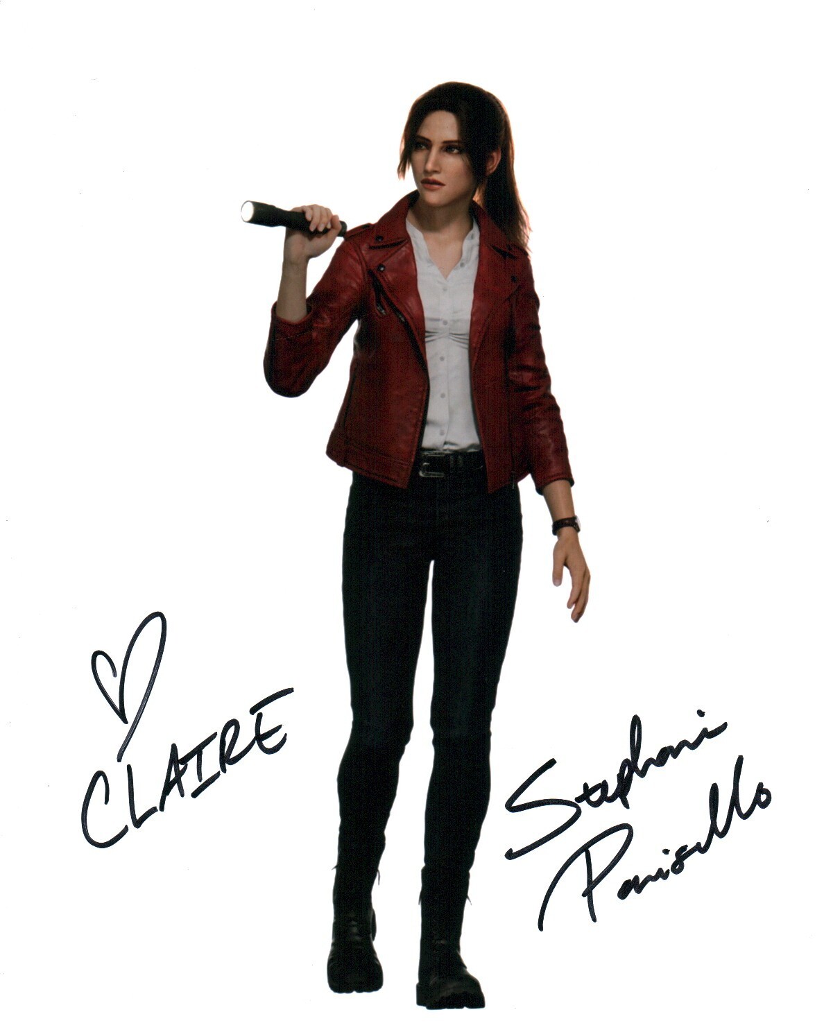 Stephanie Panisello Resident Evil 8x10 Signed Photo JSA Certified Autograph