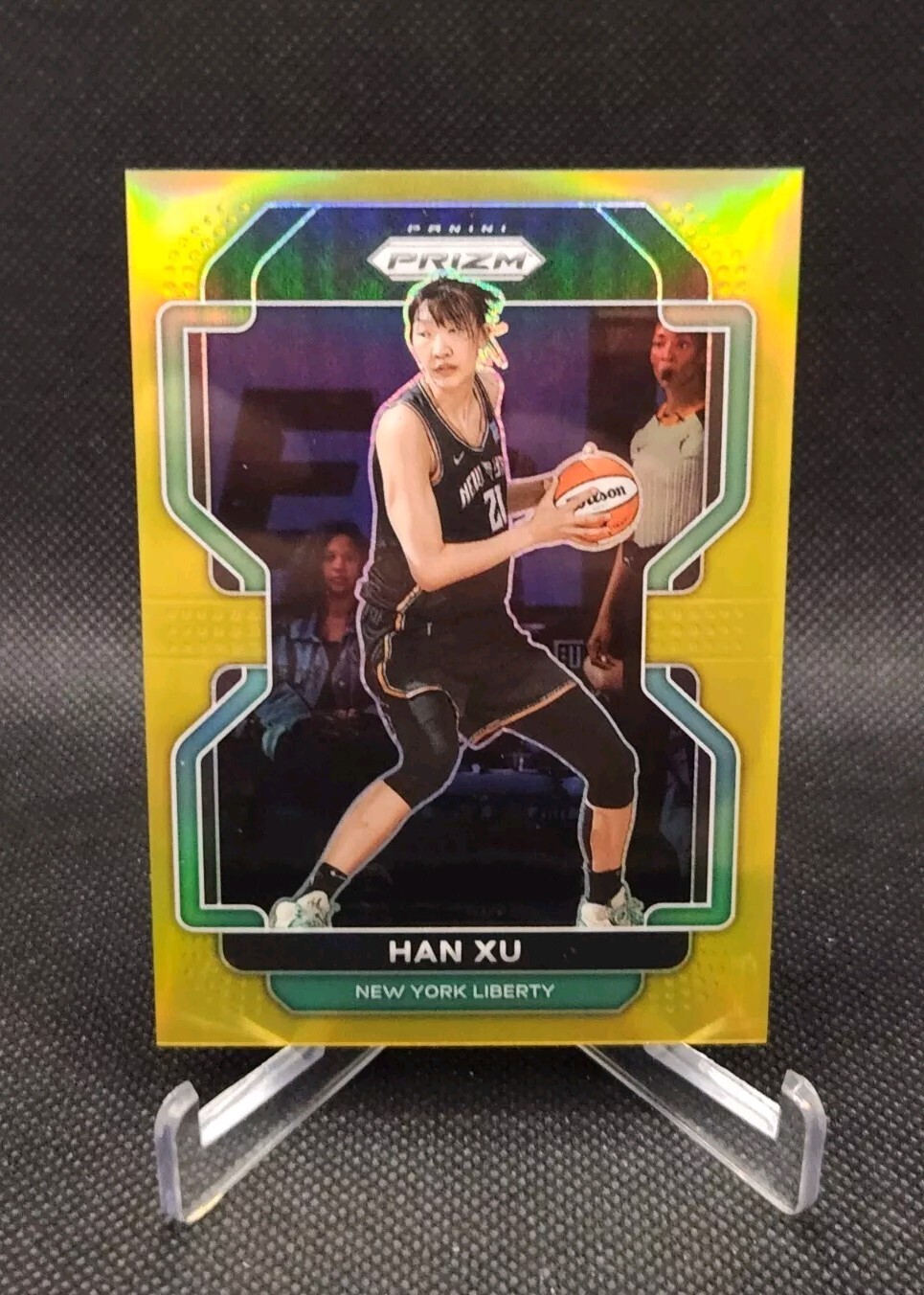 2022 Panini Prizm WNBA #119 Han Xu Gold Prizm /10 SP Liberty 1st Prizm 2022 Panini Prizm WNBA #119 Han Xu Gold Prizm /10 SP Liberty 1st Prizm