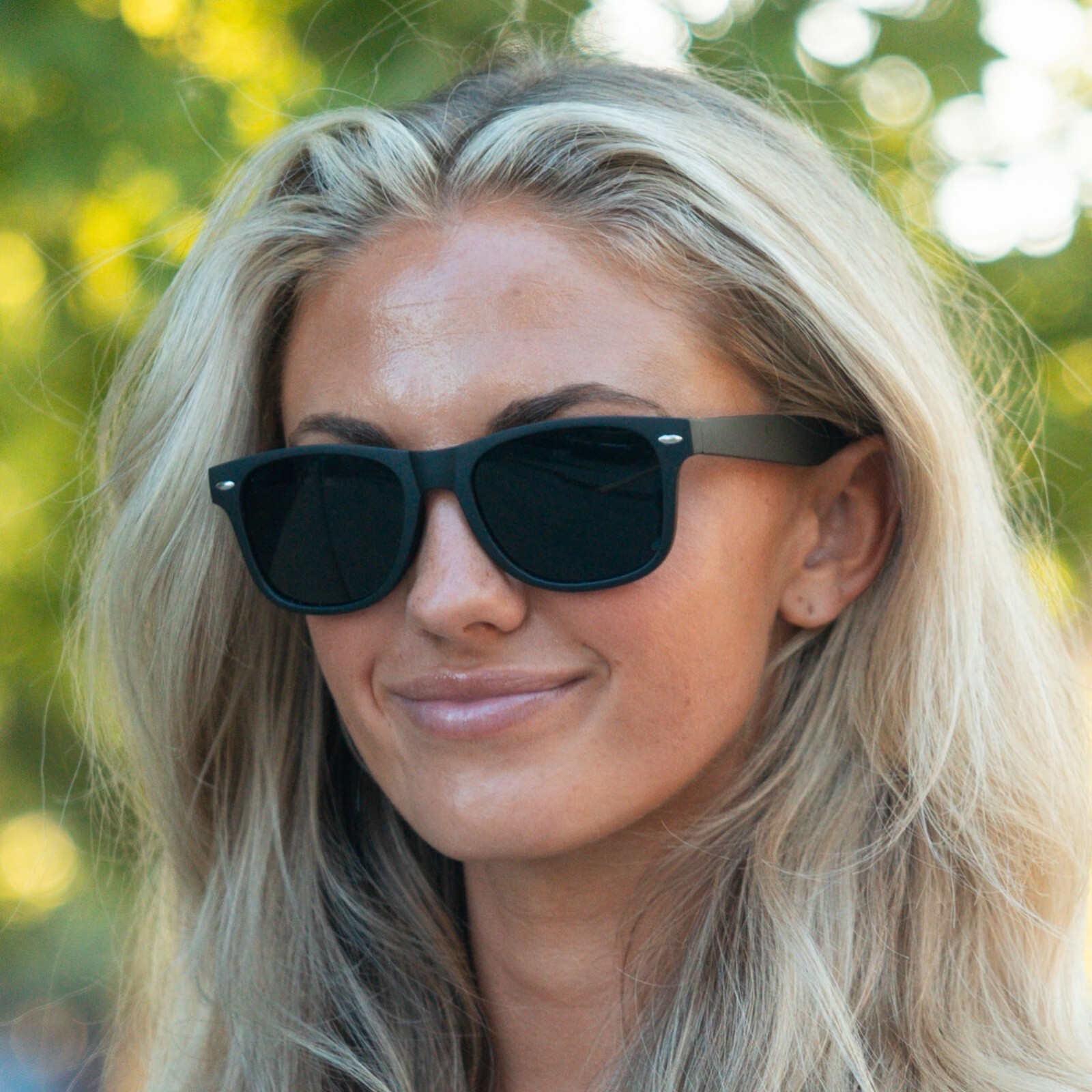 ShadyVEU Super Dark Blackout Migraine Black Soft Frame 80\'s Retro Sunglasses