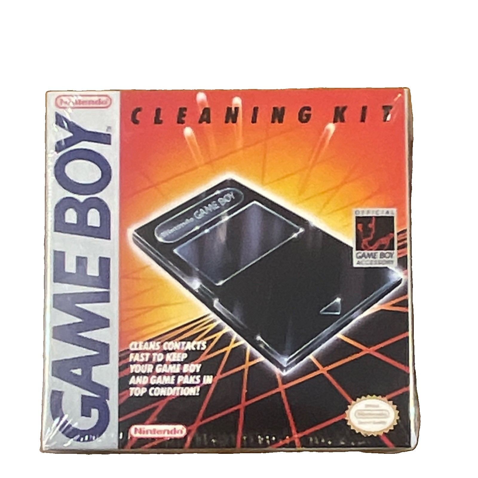 BRAND NEW FACTORY SEALED Vintage Nintendo Game Boy Cleaning Kit 1990 DMG-08 BRAND NEW FACTORY SEALED Vintage Nintendo Game Boy Cleaning Kit 1990 DMG-08