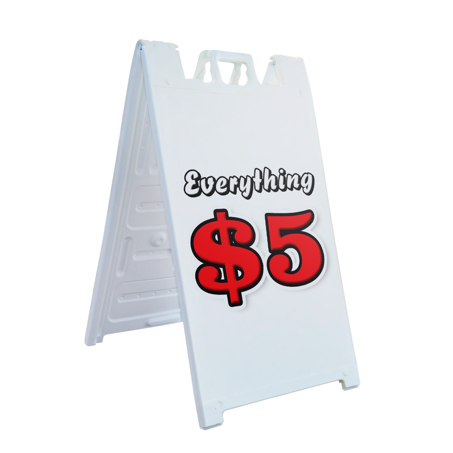 Everything 5 Dollars Heavy Duty A-Frame Sidewalk Sign Cost Effective Retail