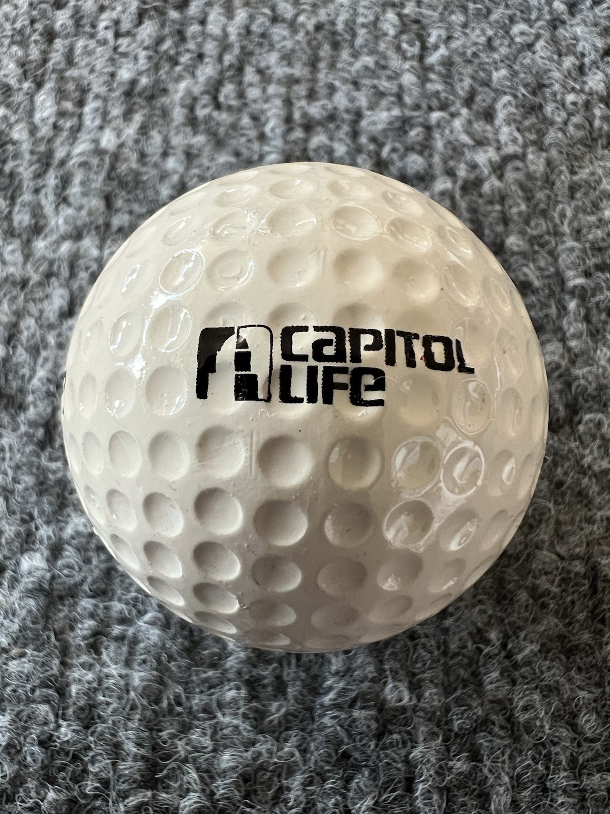 Capitol Life Logo Display Golf Ball Golfing Memorabilia Capitol Life Logo Display Golf Ball Golfing Memorabilia