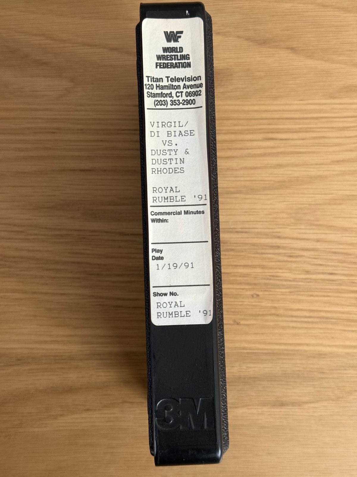 WWF WWE VHS Rare Virgil/Dibiase Vs Dusty & Dustin Rhodes Royal Rumble 1991 WWF WWE VHS Rare Virgil/Dibiase Vs Dusty & Dustin Rhodes Royal Rumble 1991