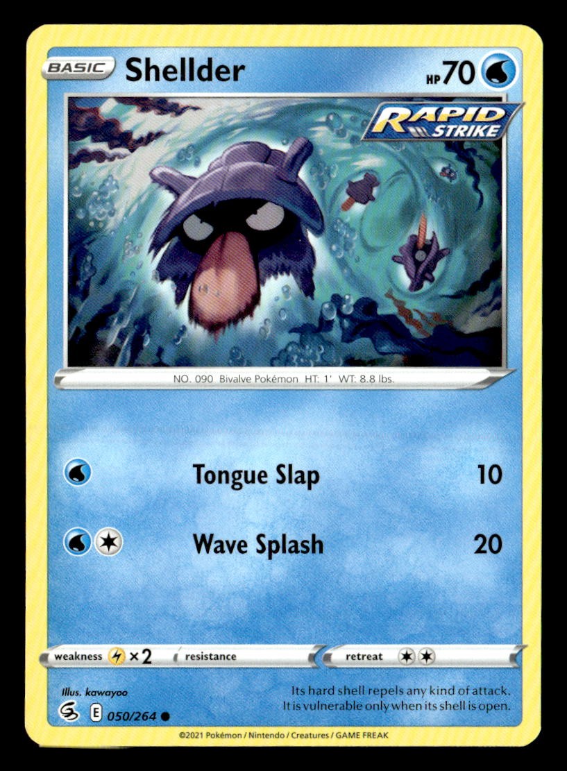 Pokemon Shellder #050/264 tcg Near Mint or Better