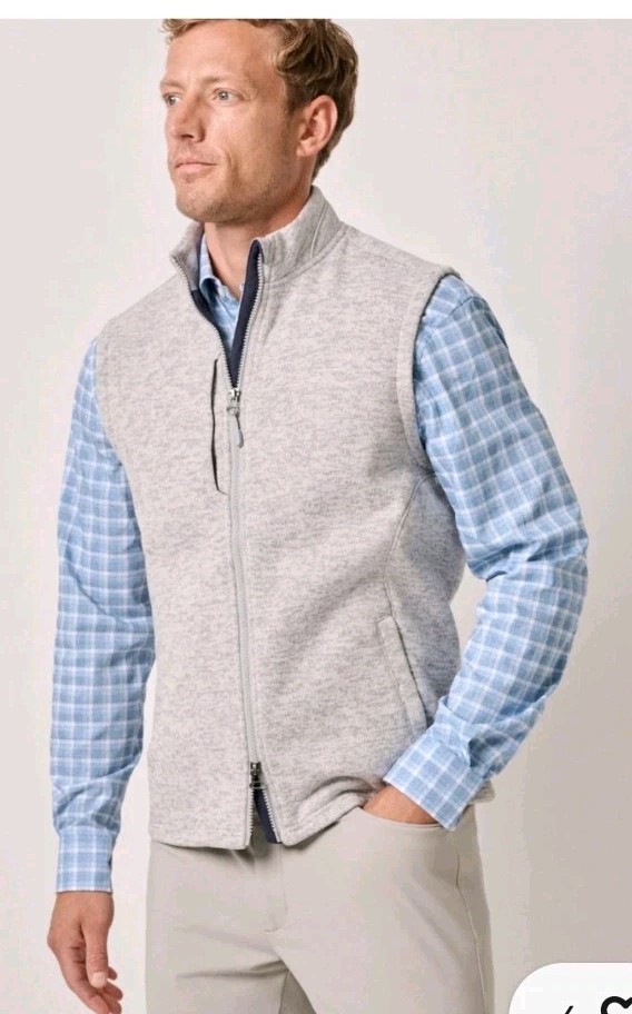 NWT LARGE JOHNNIE-O DENALIS FLEECE VEST JACKET MSRP $138 NWT LARGE JOHNNIE-O DENALIS FLEECE VEST JACKET MSRP $138