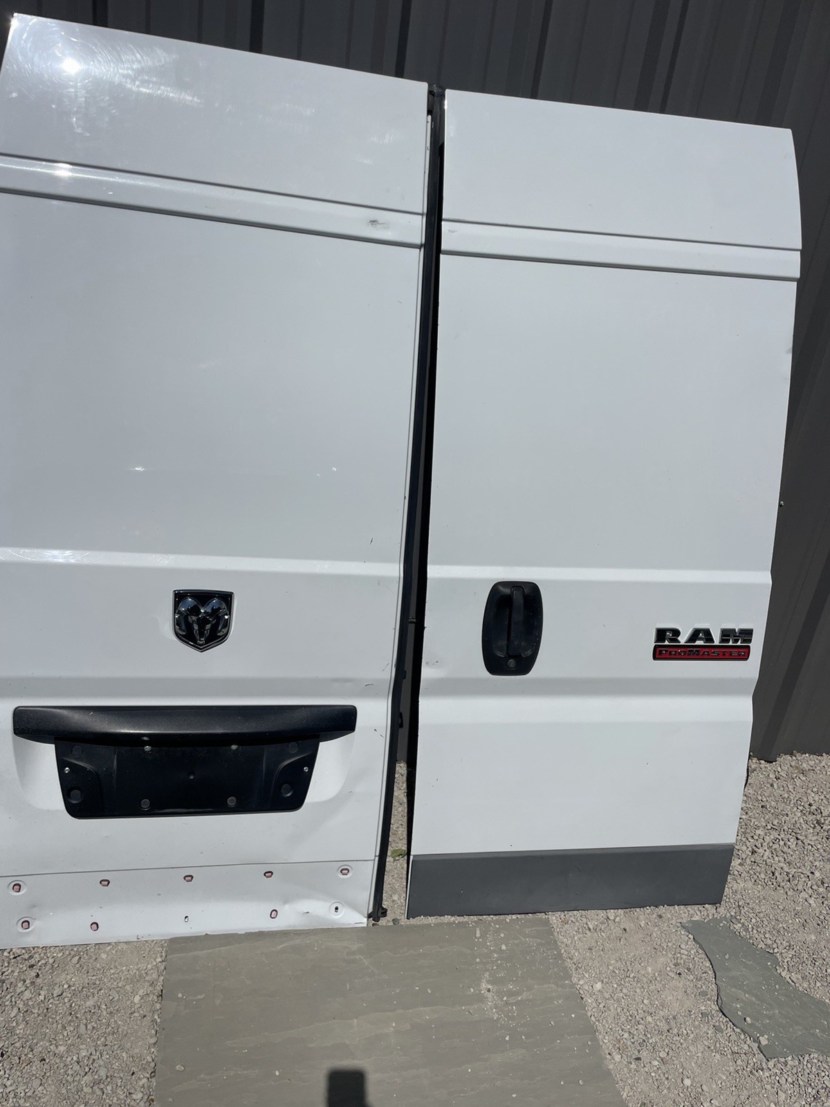 2014-2022  RAM PROMASTER REAR TAIL HIGH ROOF RIGHT &LEFT DOORS WHITE OEM