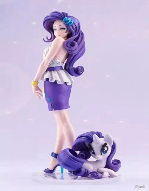 RARITY  FIGURE MY LITTLE PONY BISHOUJO PRINCESS 22CM STATUE GIFT TOY（No Box）