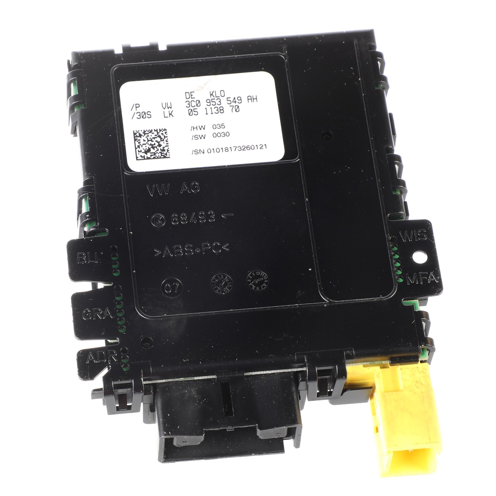 Genuine Volkswagen Control Module 3C0-953-549-AH Genuine Volkswagen Control Module 3C0-953-549-AH