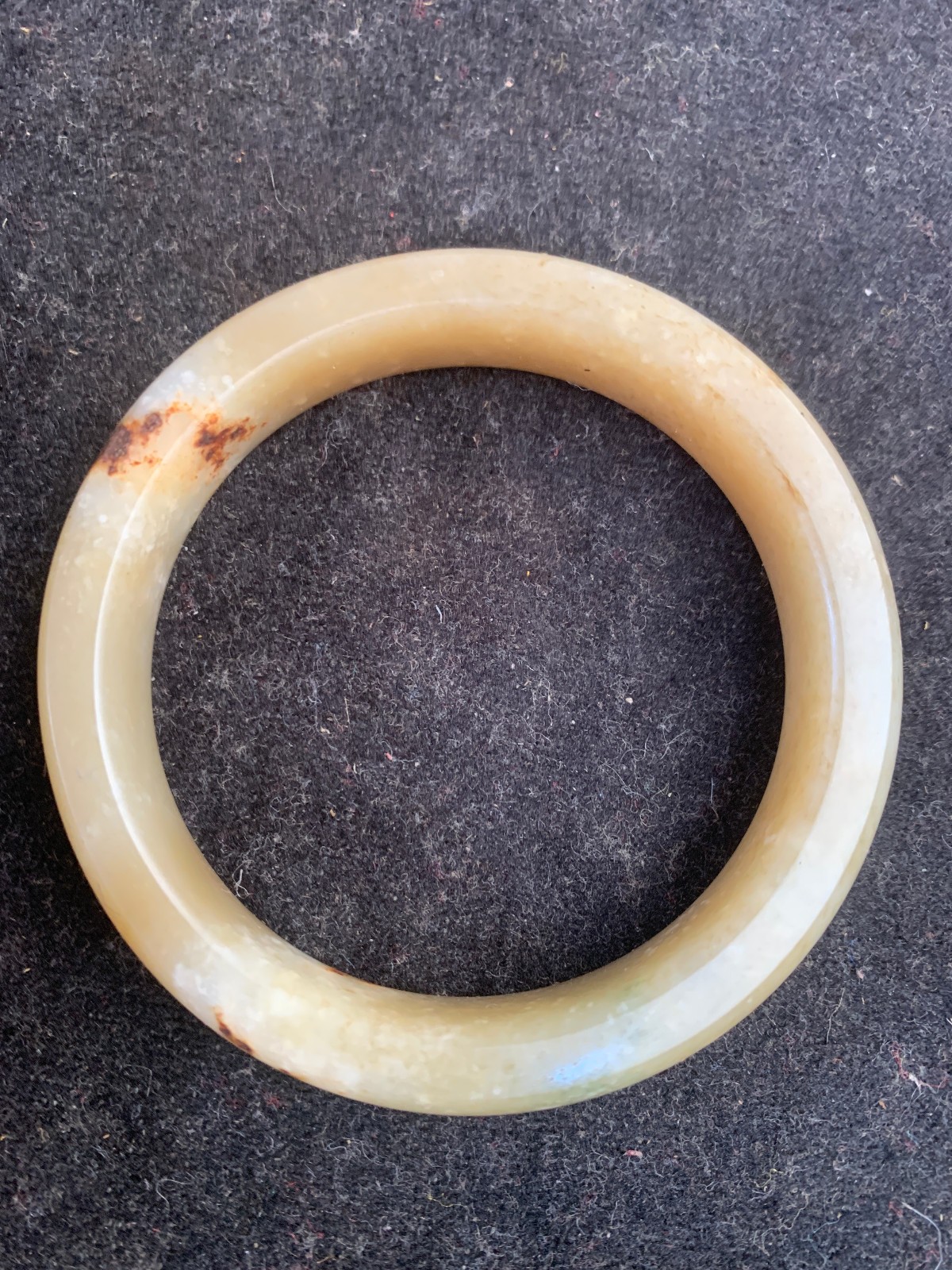 Wonderful Unique Chinese Old HeTian Jade Bangle Bracelet 