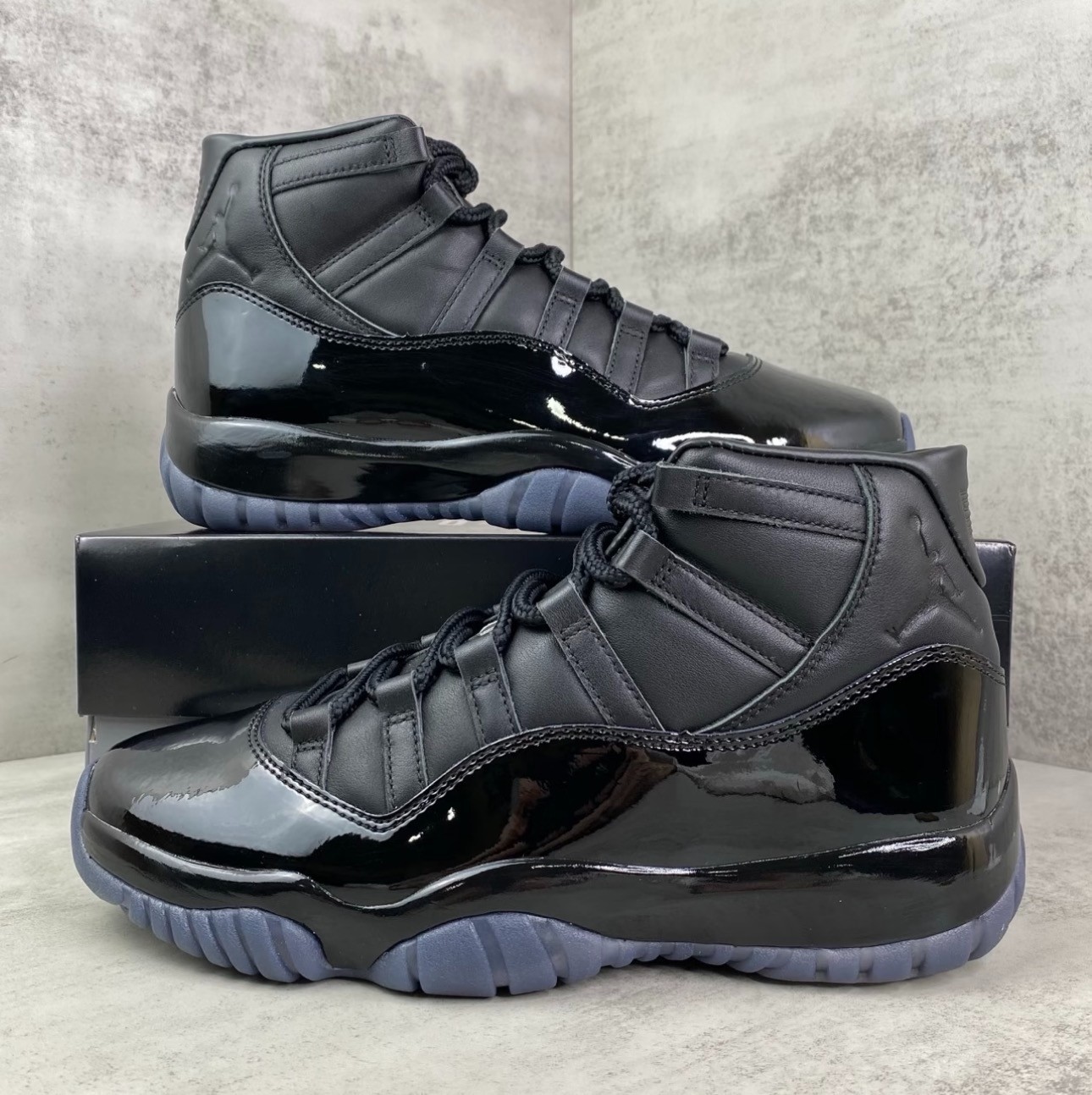 IV7639-001 CDG Air Jordan 11 Triple Black Patent Leather Cushioned Men's Shoes IV7639-001 CDG Air Jordan 11 Triple Black Patent Leather Cushioned Men's Shoes