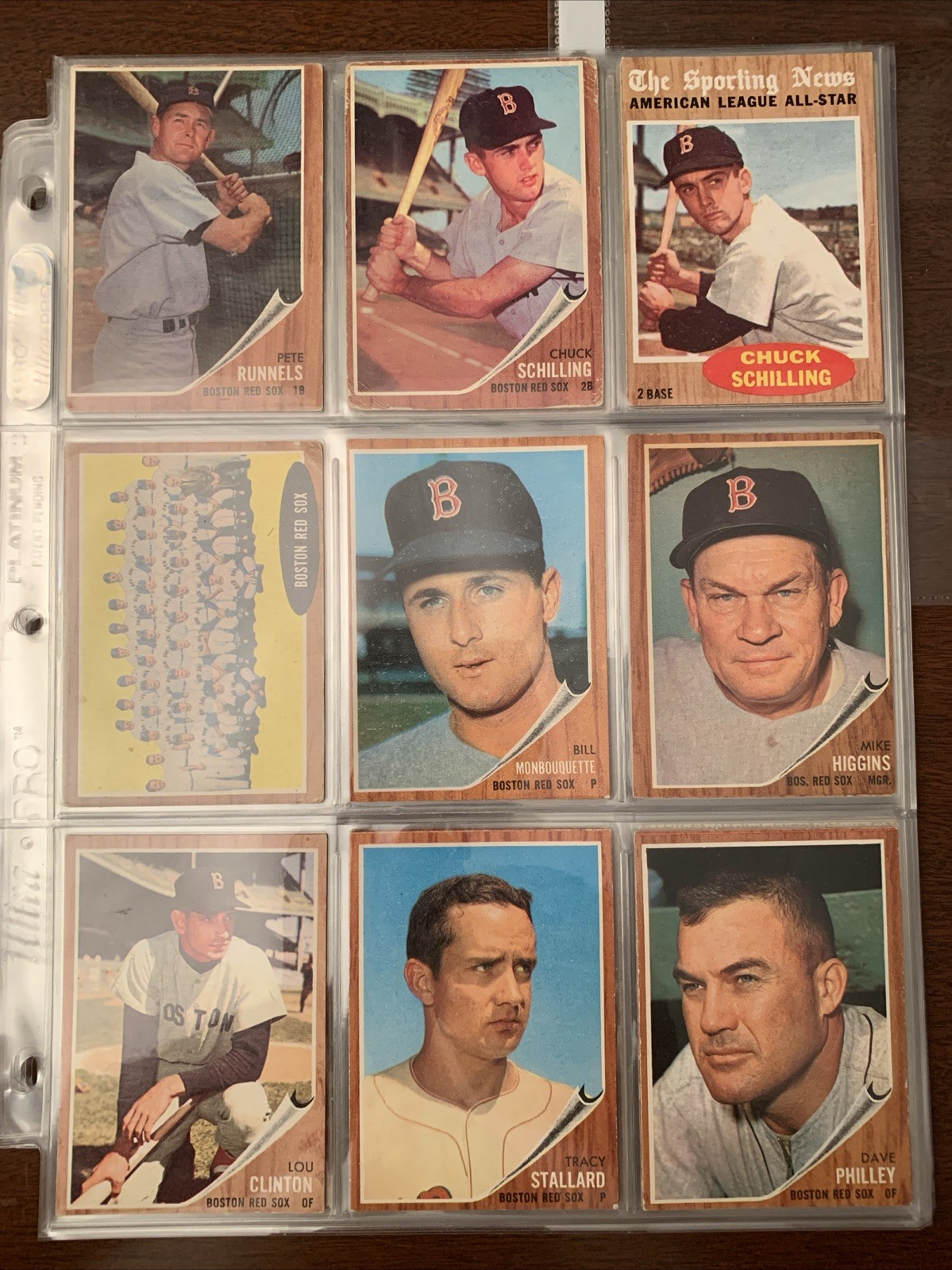 1962+64+65+68+69+70 Topps BASEBALL Stars+Boston Red Sox(63)Cards/Lonborg+Rico RC