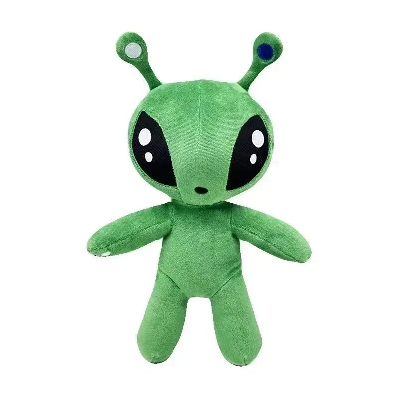 34CM AFTONSPARV Green Alien Kawaii Plush Toys Cute Soft Stuffed Cartoon Anime