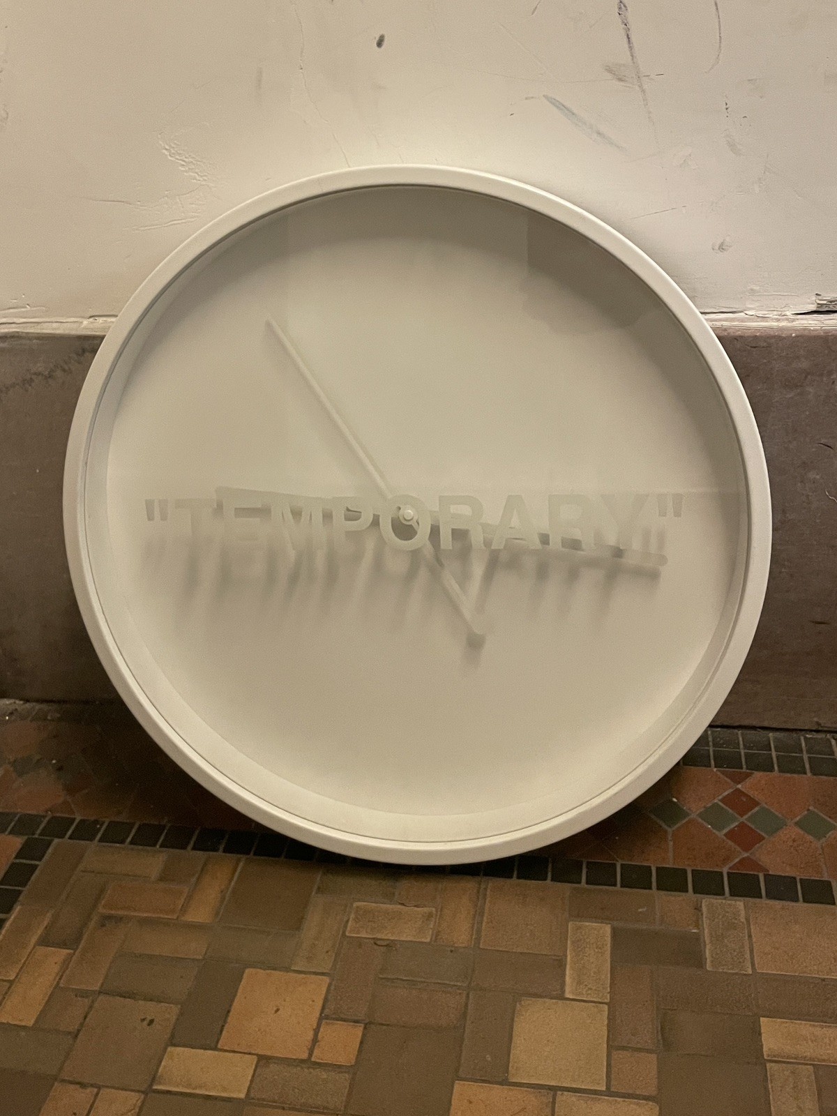 IKEA Virgil Abloh MARKERAD Wall Clock White IKEA Virgil Abloh MARKERAD Wall Clock White