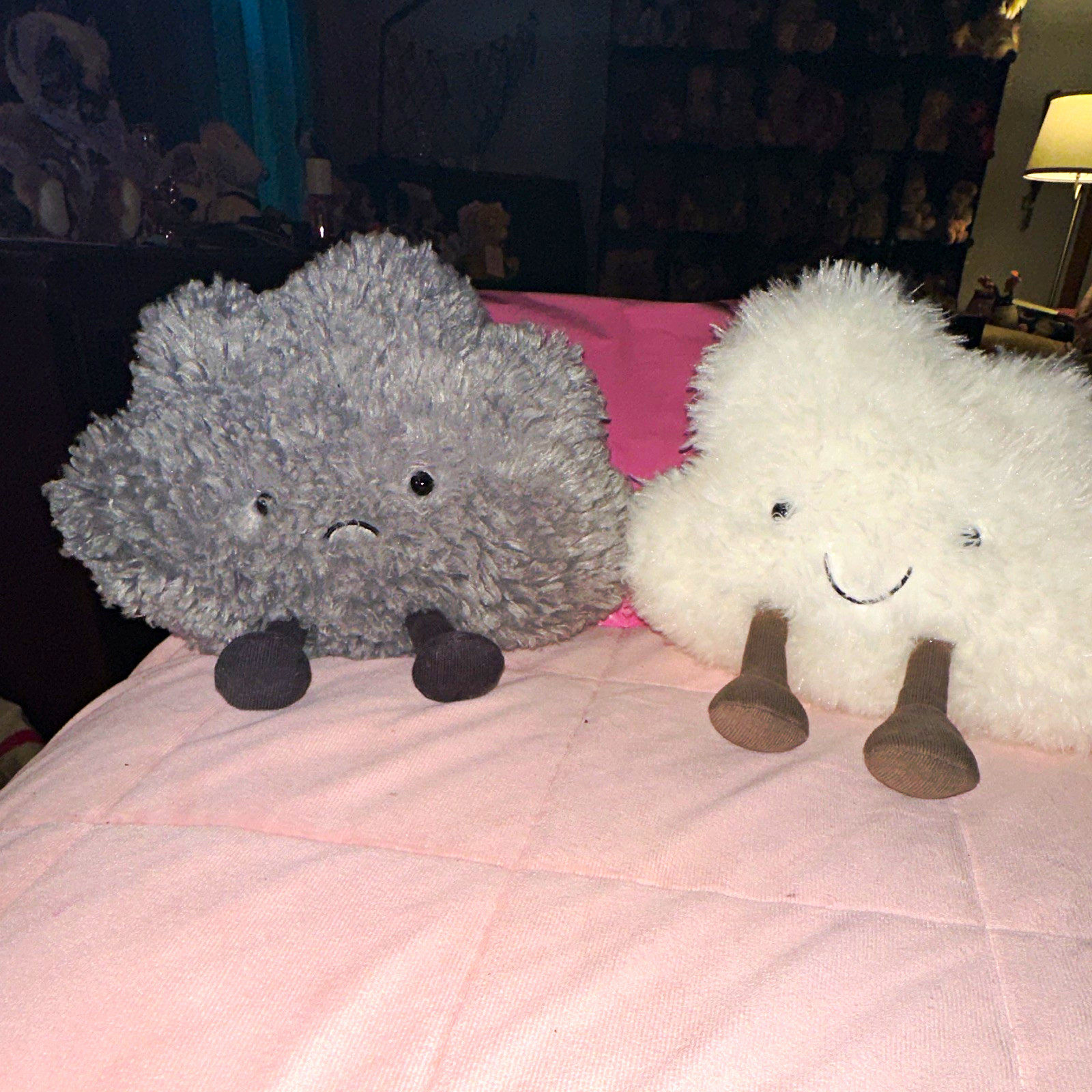RETIRED Jellycat Amuseables Cloud NWT and Storm Cloud NWOT set (2015) A2CL RETIRED Jellycat Amuseables Cloud NWT and Storm Cloud NWOT set (2015) A2CL