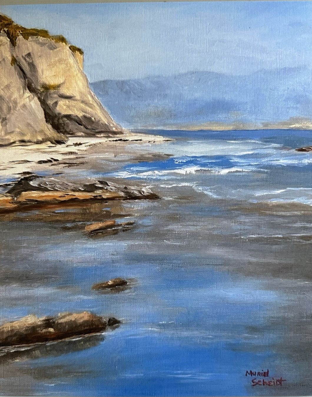 ACEOA 2.5 x 3.5 Matte Print - Realistic Oil Painting Seascape Home Art