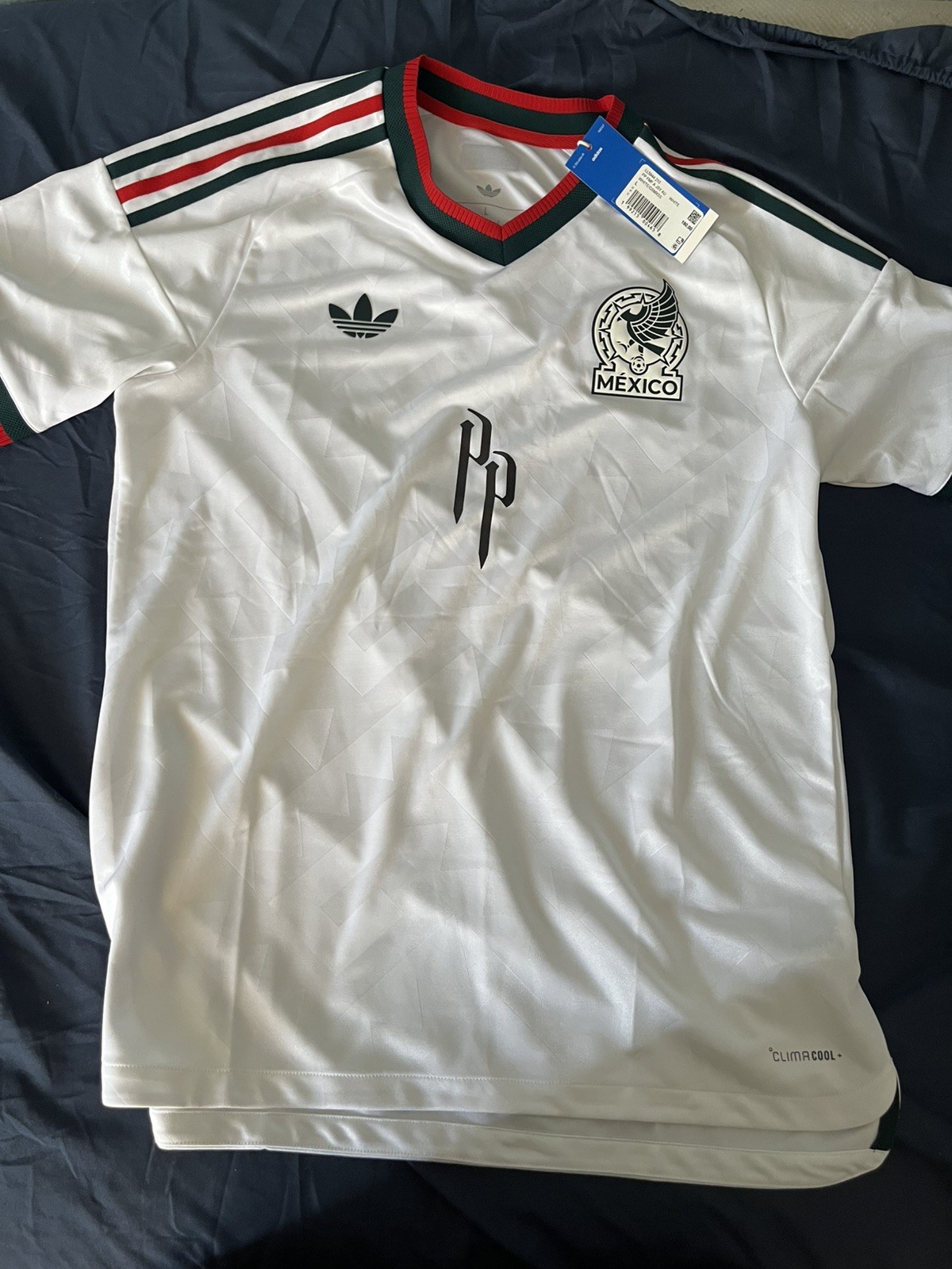 Adidas Mexico 2024-26 Authentic Away Jersey White JY5539 Mens L PESO PLUMA