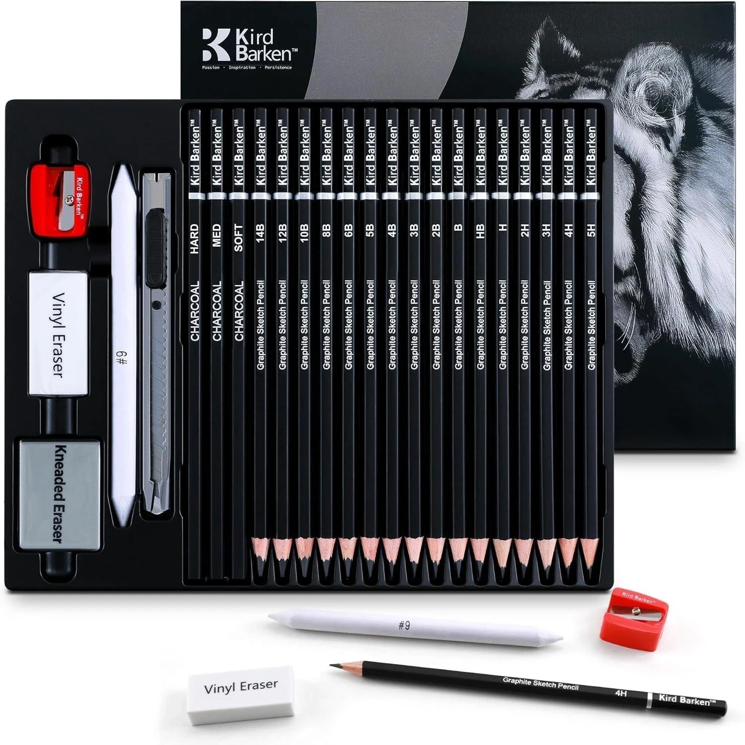 Professional Sketch Pencil Set 24 Piece for Artists Professional Sketch Pencil Set 24 Piece for Artists